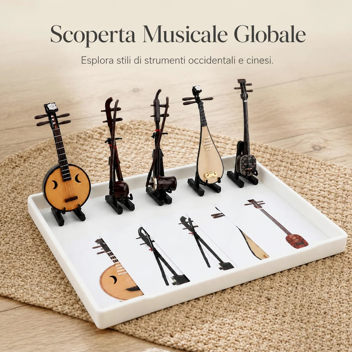 Set Modelli Strumenti Musicali | metallo, 4-6 anni, plastica, legno, per educazione musicale precoce, include tromba, , per la Scuola,