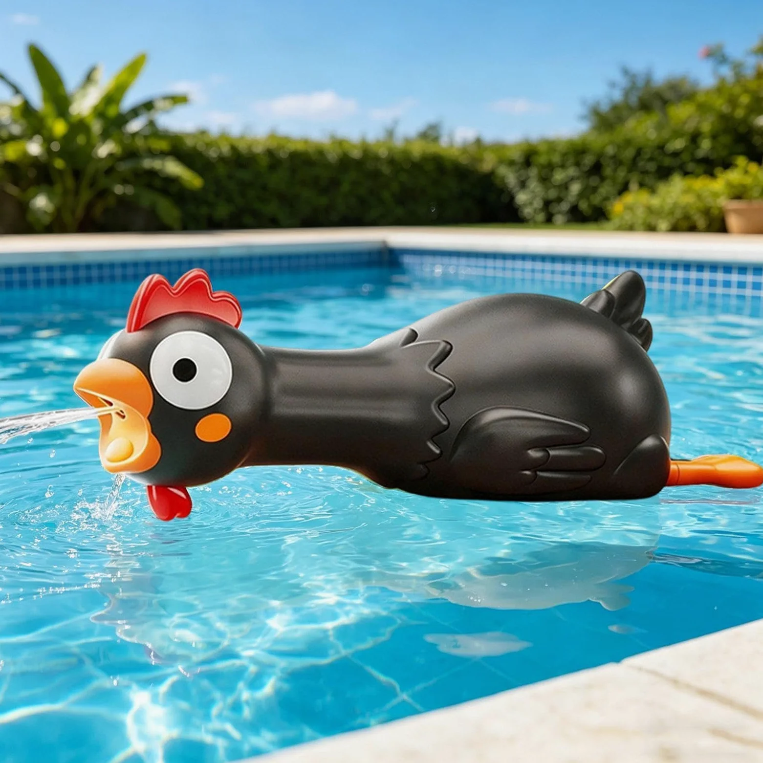 Pistola ad acqua per bambini Pollo Divertente a Lunga Gittata | Giocattolo Spruzzatore d'Acqua per Bambini per Spiaggia Piscina Giardino Attività All'Aperto, Ragazzi e Ragazze Sopra i 6