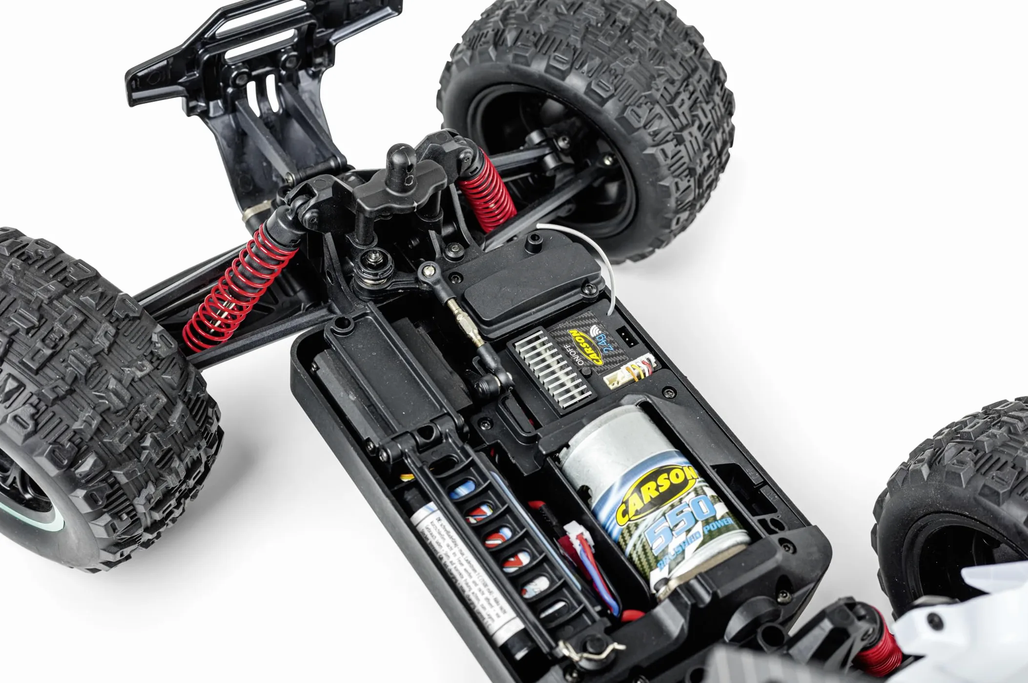 Carson 500404252 Stadium Fighter XS 1:10 100% RTR blu - Auto telecomandata, Buggy RC, incluse batterie e telecomando, Buggy fuoristrada