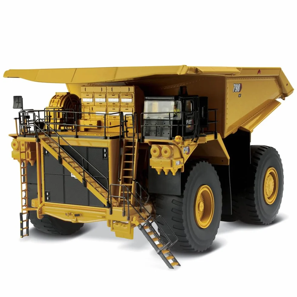 Diecast Masters Caterpillar Cat 798AC Camion minerario Scala 1:50 20,8 x 14,8 x 31,0 cm Giallo