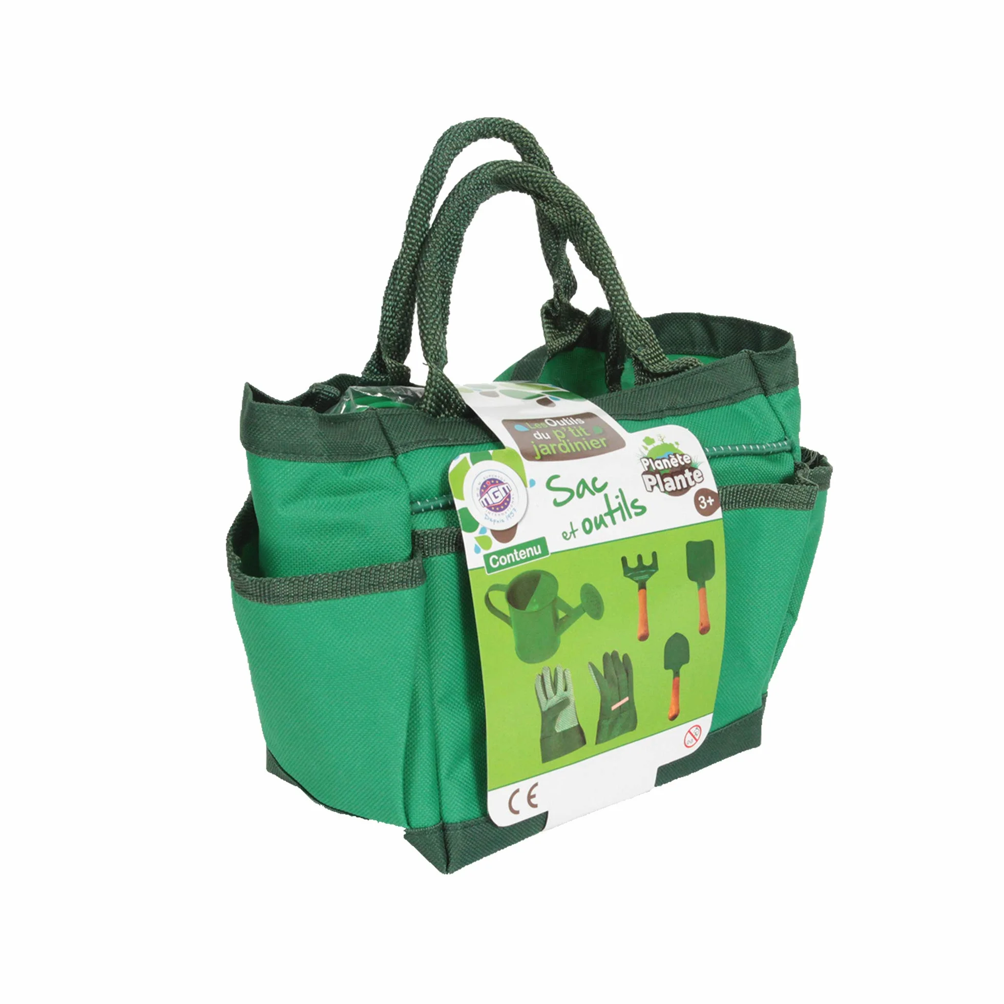 Set di 6 Pezzi per Giardinaggio - Attrezzi per il Giardinaggio - 170064 - Metallo - Giardino - Pianta - Paletta - Rastrello - Annaffiatoio - Gioco per Bambini - A partire dai 3 anni