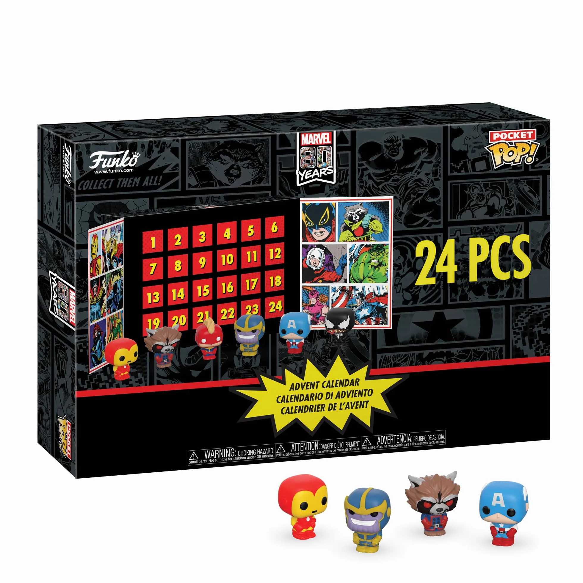 Funko 42752 POP. Marvel Advent Calendar Embargo Figure da collezione Standard Multi