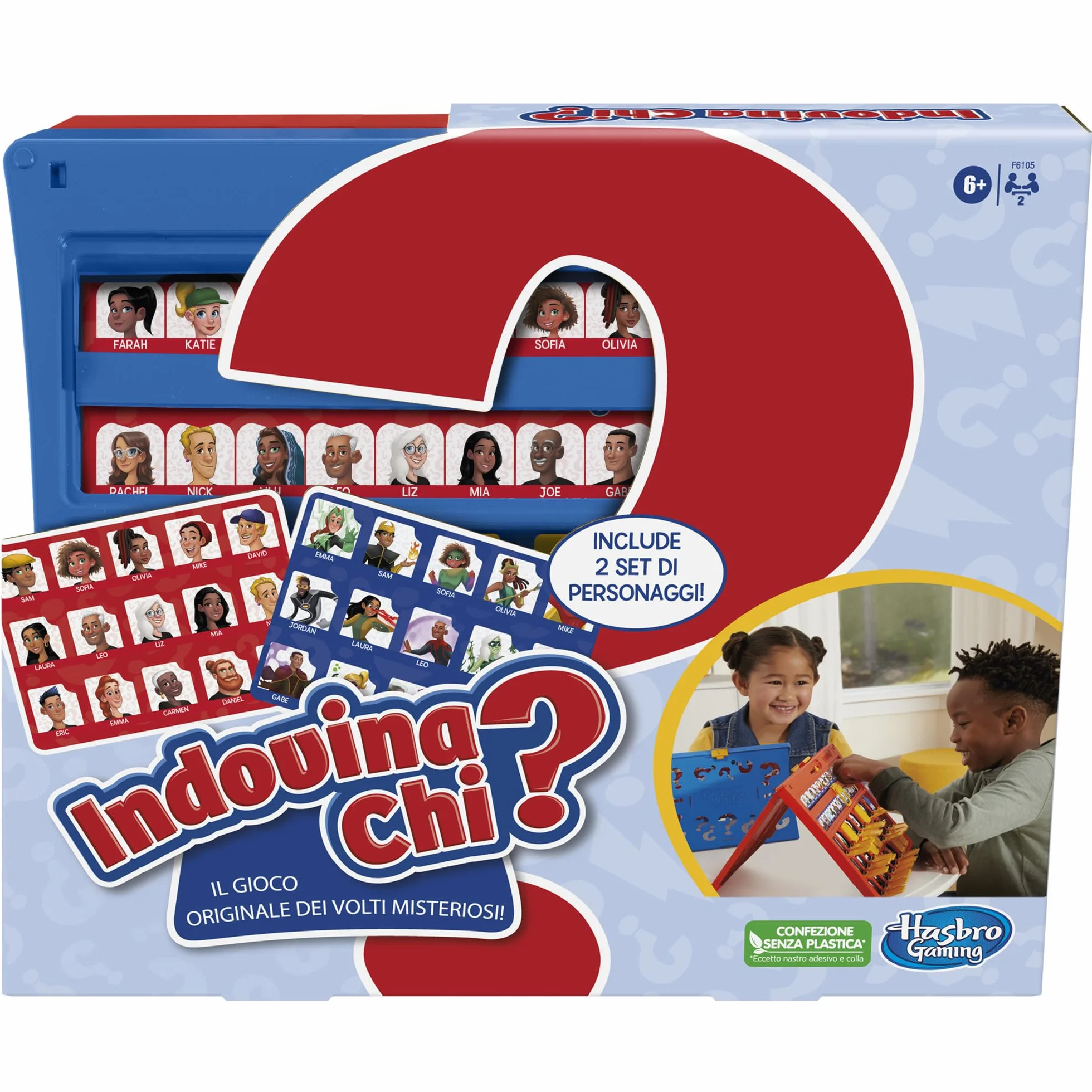 Hasbro Gaming Indovina Chi? Gioco da Tavola Originale per 2 Giocatori Bambini 6+ Anni