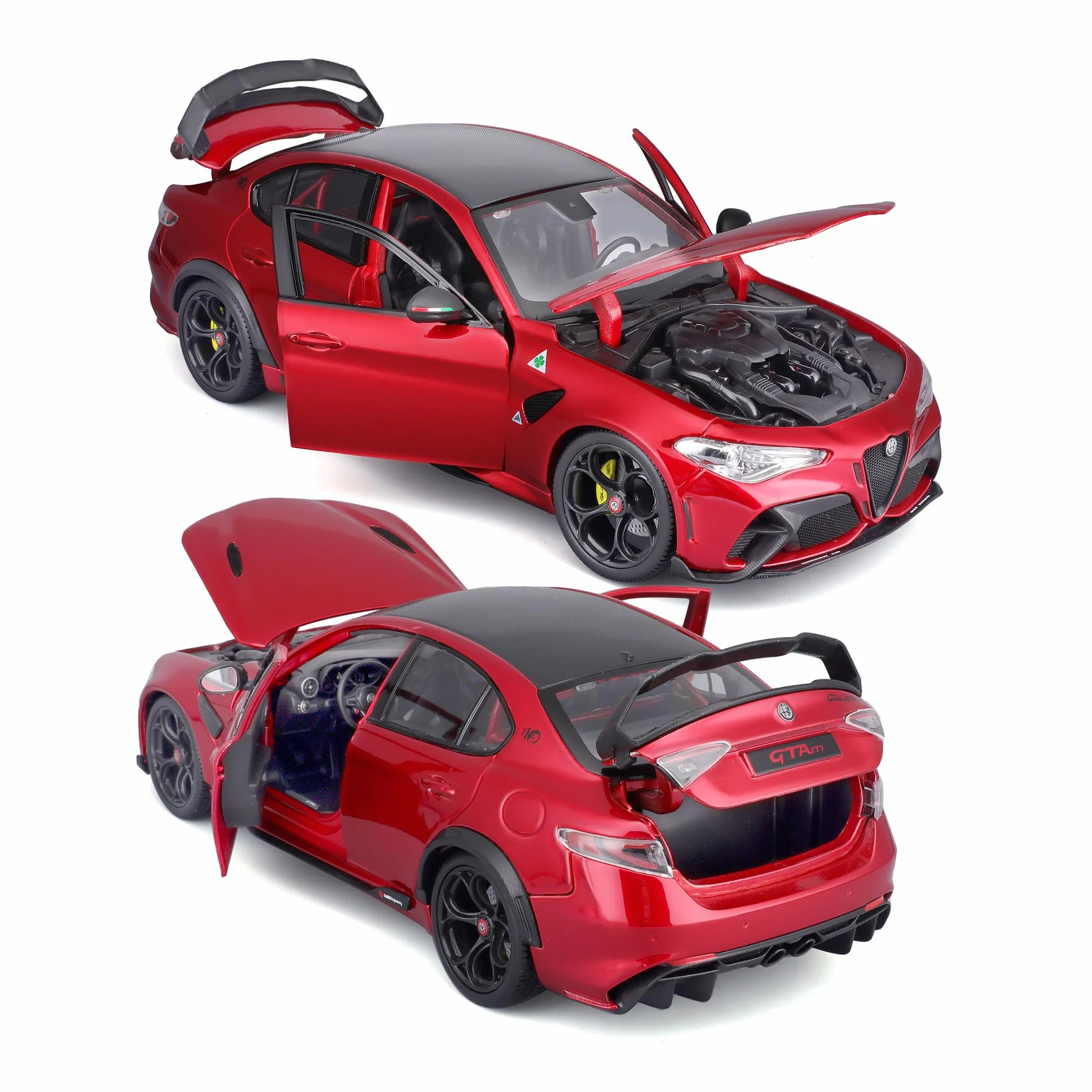 Burago, Alfa Romeo Giulia GTAm 2020 Red - 1:18