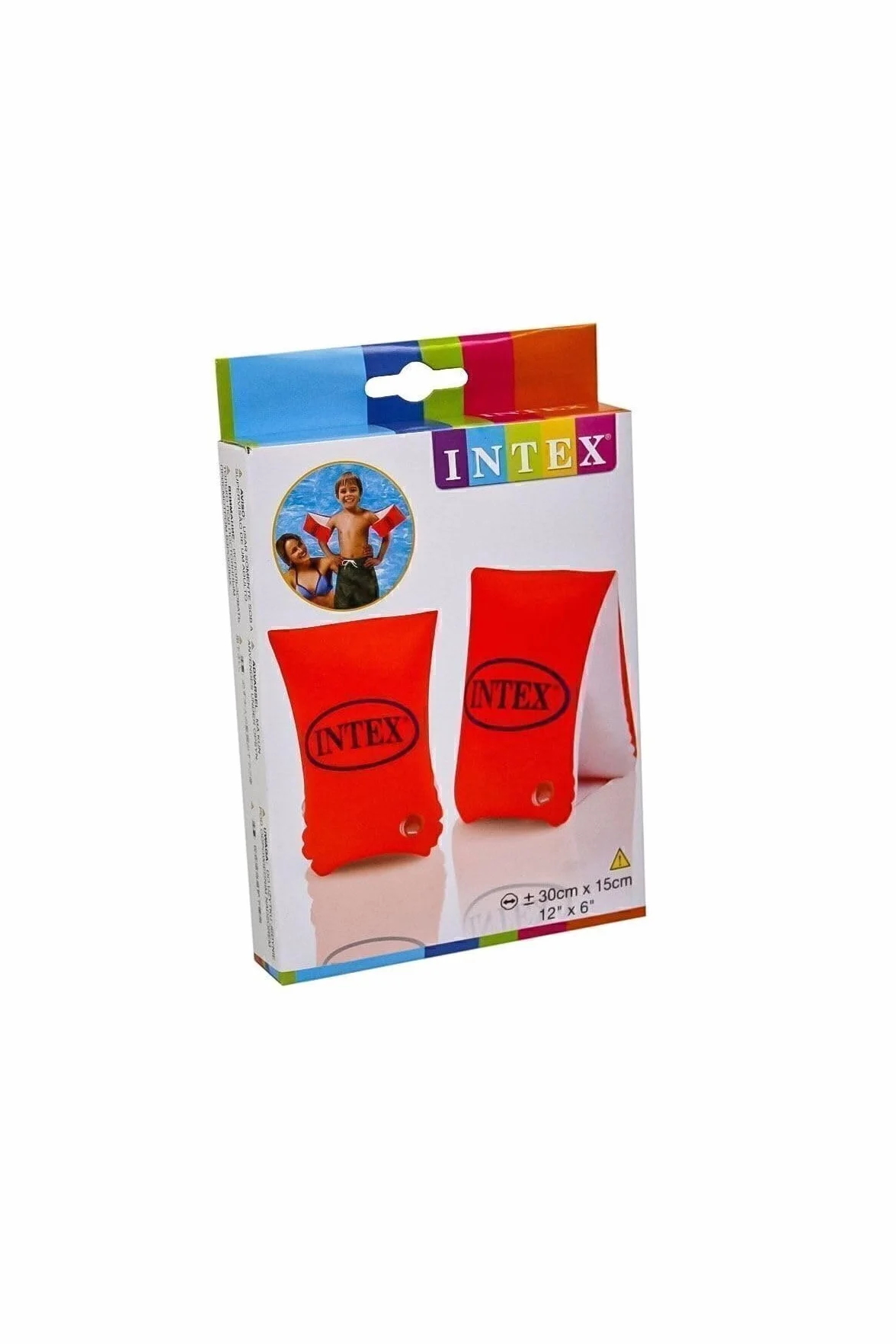 Intex - Intex Deluxe (30 x 15 cm) grandi bande di braccio di nuoto gonfiabili per bambini (6-12 anni) - 1 conteggio