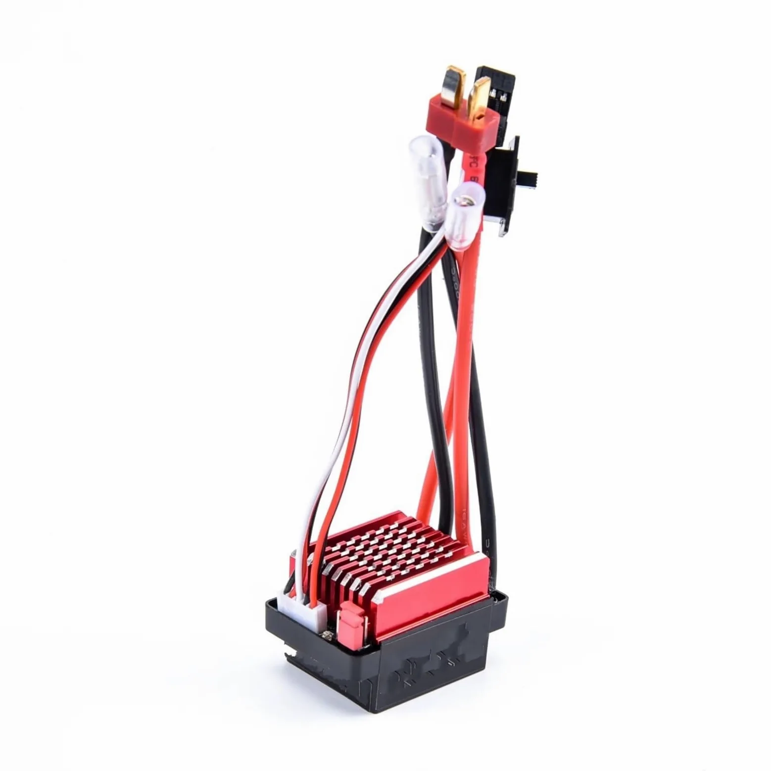 Esc Cingolata Rc Per TRX Per TRX4 Per TRX6 D90 Per HSP Per Redcat 1/10 60A Brushed ESC Regolatore Di Velocità Elettrico 6V/2A BEC RC Auto 4WD Camion Monster Crawler(T Plug)