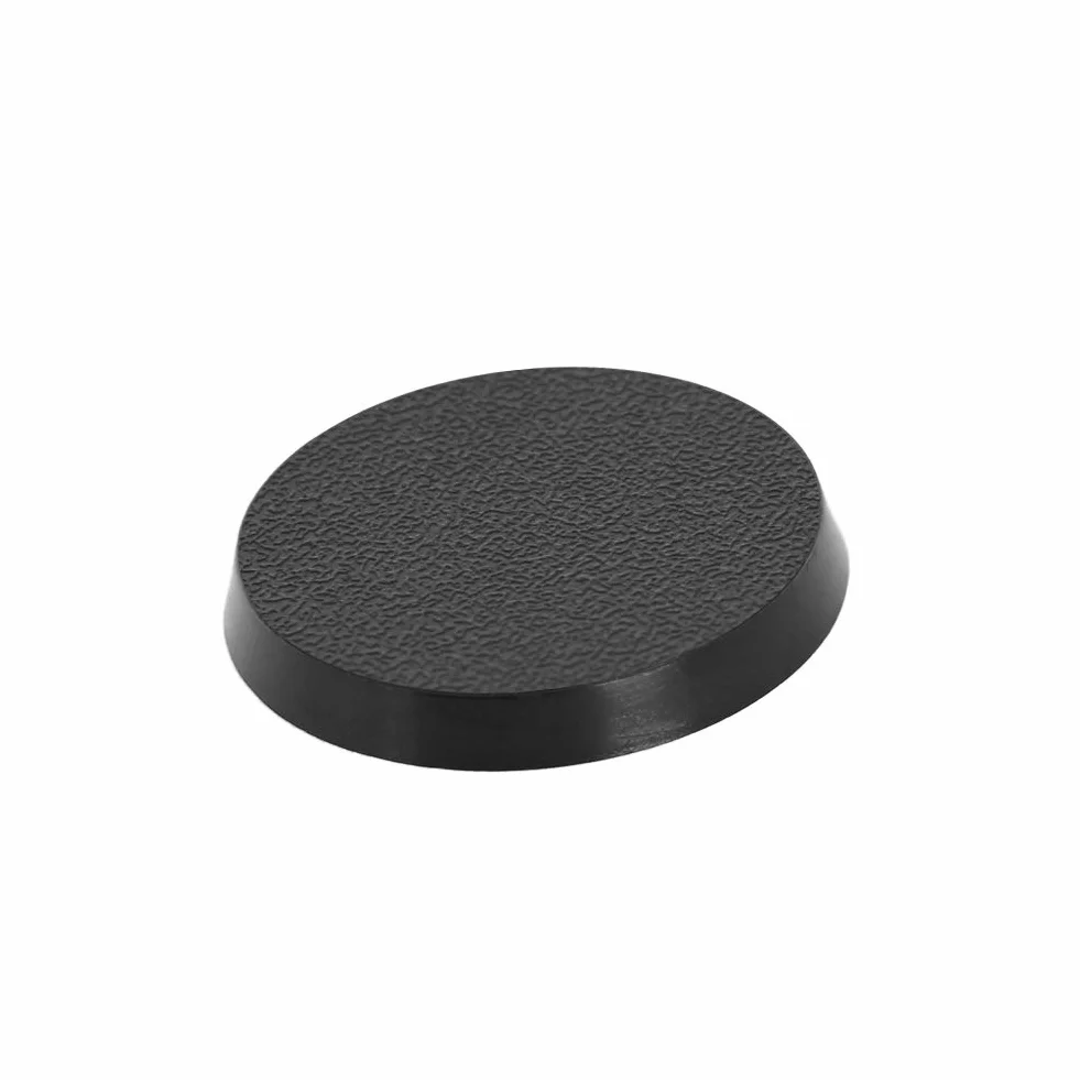 Evemodel 40 pezzi 32 mm Base di plastica per giochi di guerra Tabella Minature Bonsai Decor
