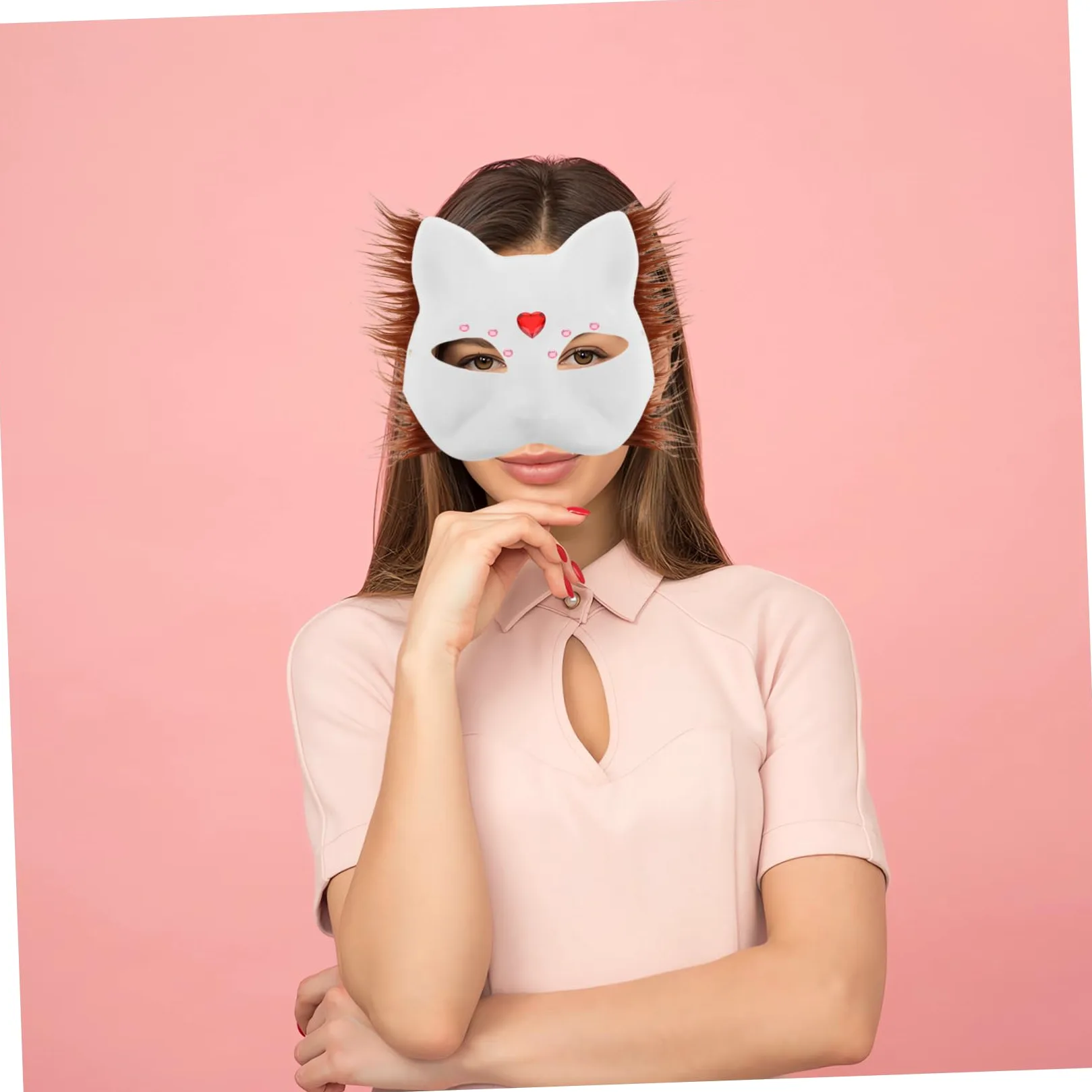ibasenice Maschera Per Gatti - Maschera Semplice Morbida E Confortevole - Animale Per Bambini E Adulti