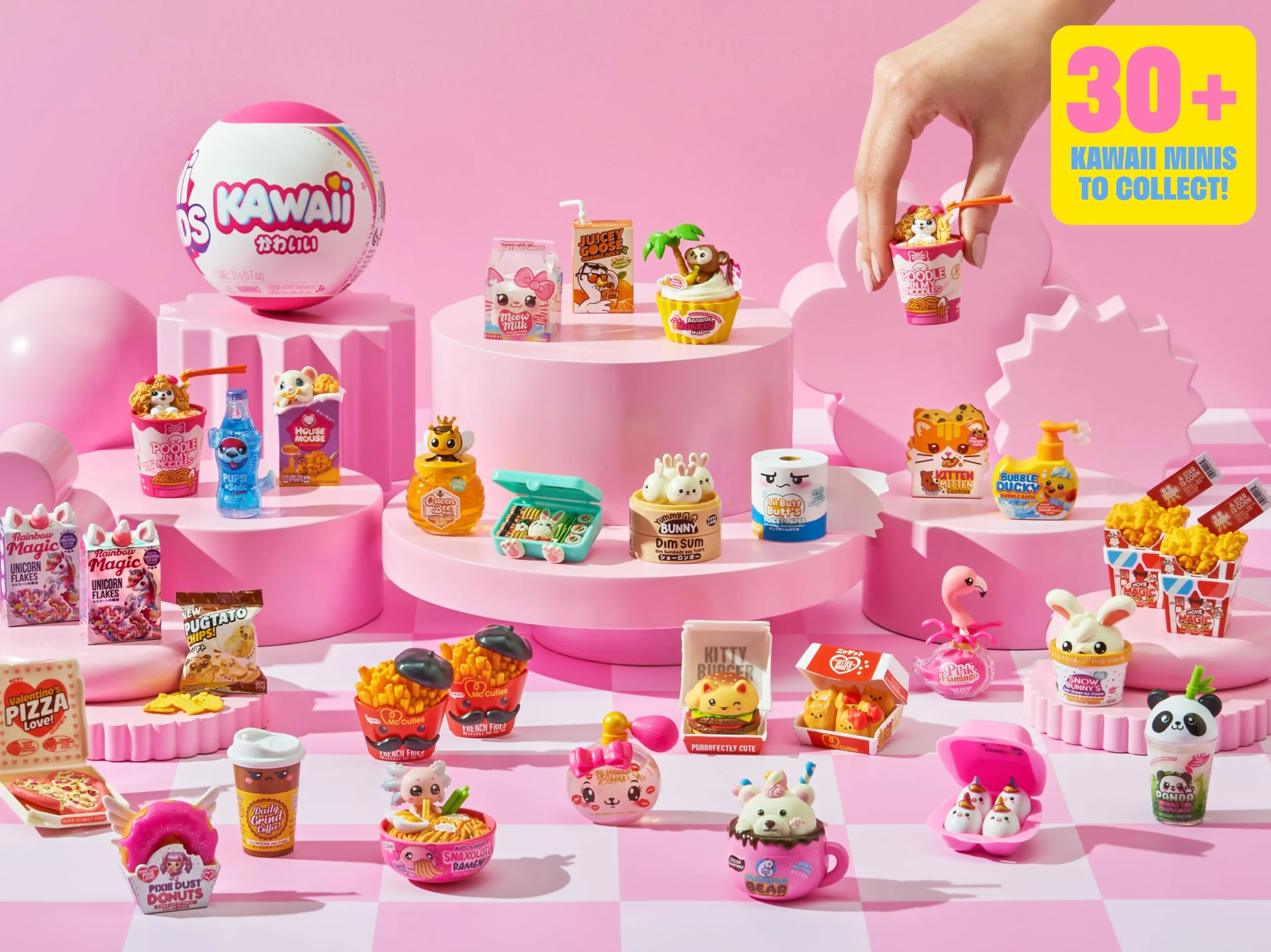 Mini Brands Kawaii Capsule Serie 2 Surprise Kolekcjonerskie Japońskie