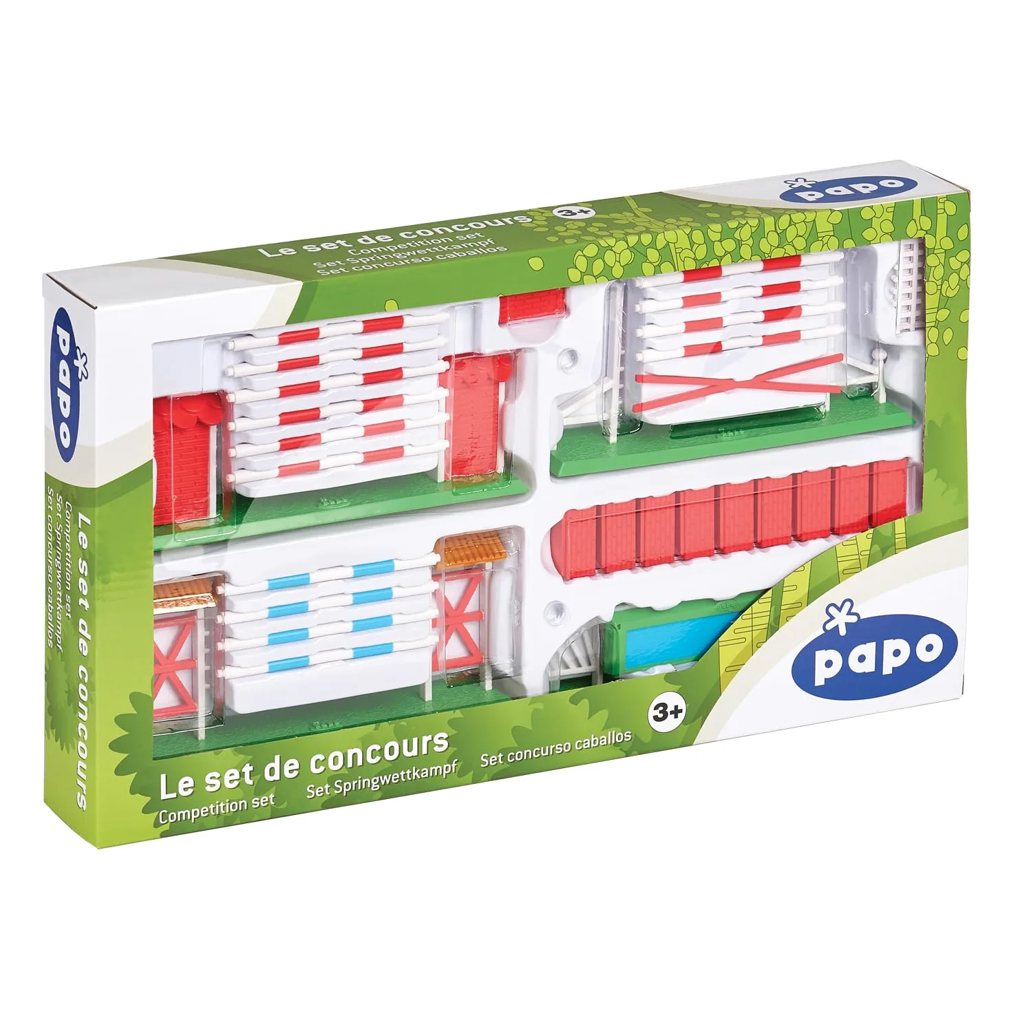Papo - Competition Set Toy for Kids - Ages 3+ - Equestrian World Collection - Creative Play Riding Accessories - Gift Idea Toy for Girls And Boys
