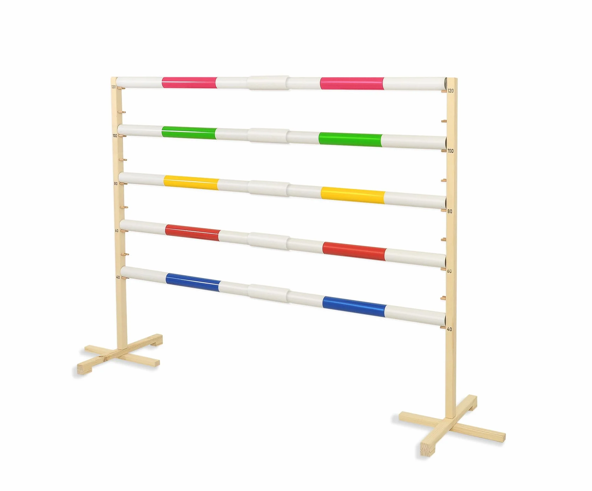 Ostacolo per Saltare per Hobby Horse 160 cm con Due Travi da 50 mm - Rosa