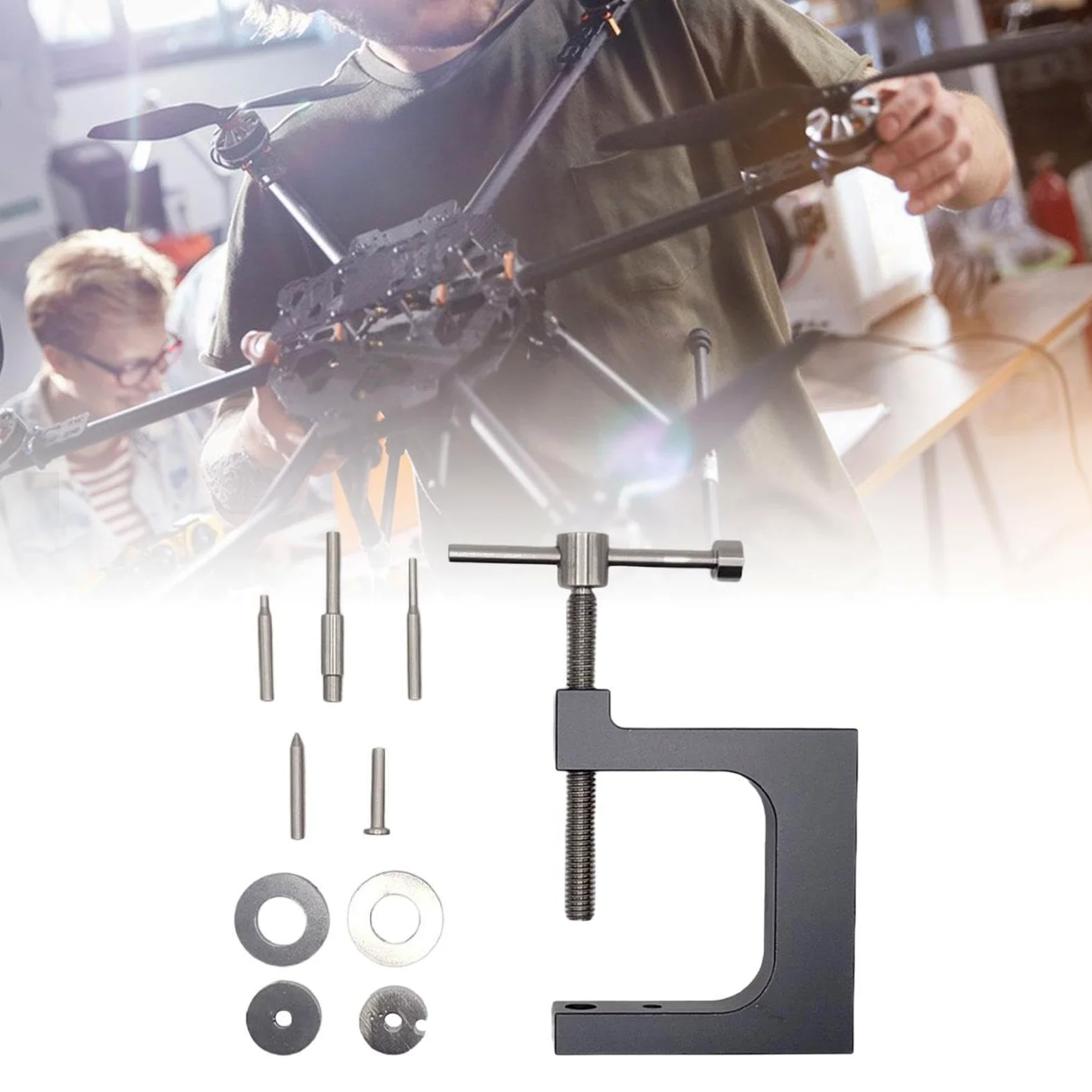 Strumento di trazione per Riparazione Accessori per droni Kit di Manutenzione per droni Compatto e Facile da installare