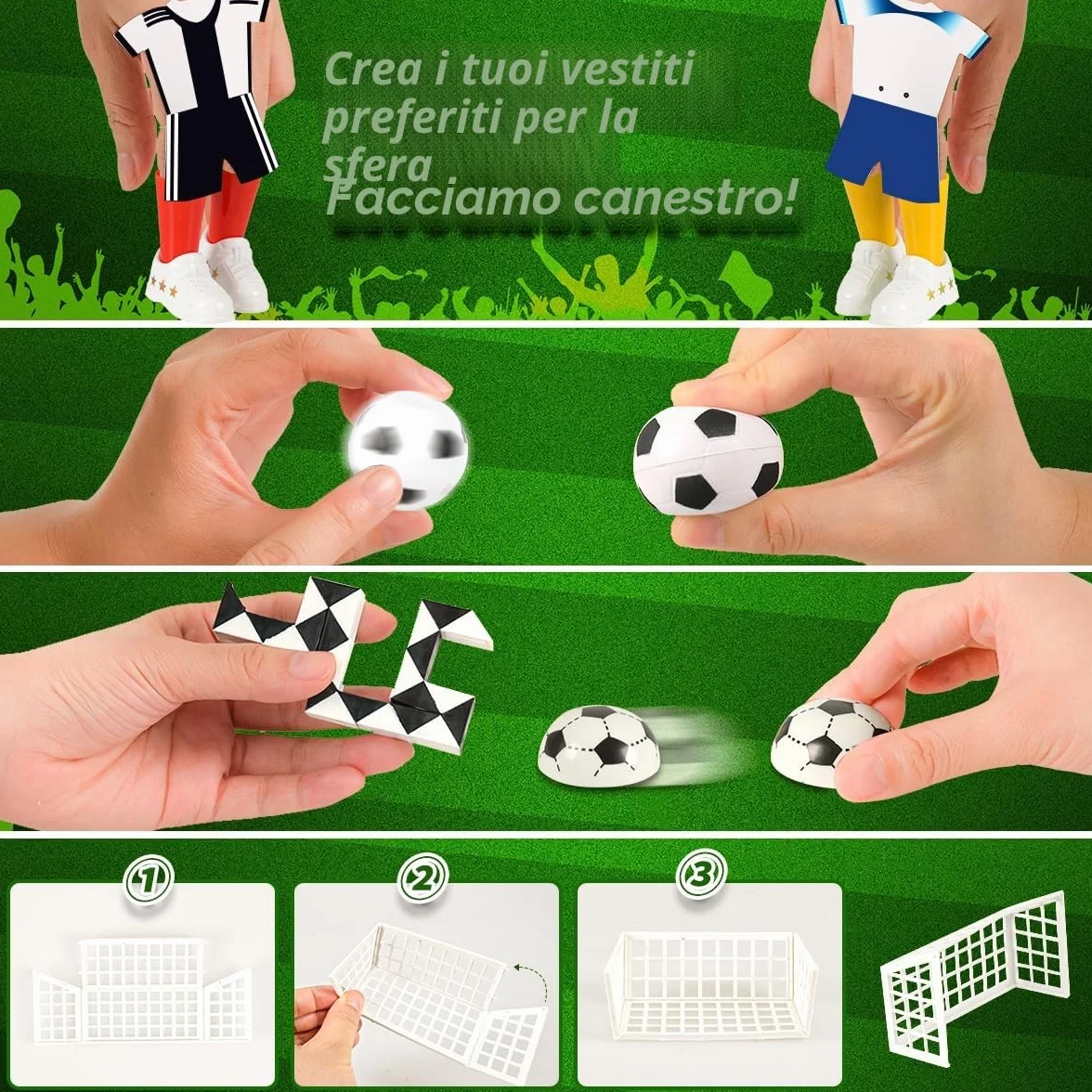 iZoeL Calendario Avvento Calcio Calendario Avvento 2025 Giocattolo per Bambini Idee Regalo Natale 2025 per 3 4 5 6 7 8 Anni Bambini Ado, Regali di Natale per Figlio Figlia Nipote Fratelli Sorelle