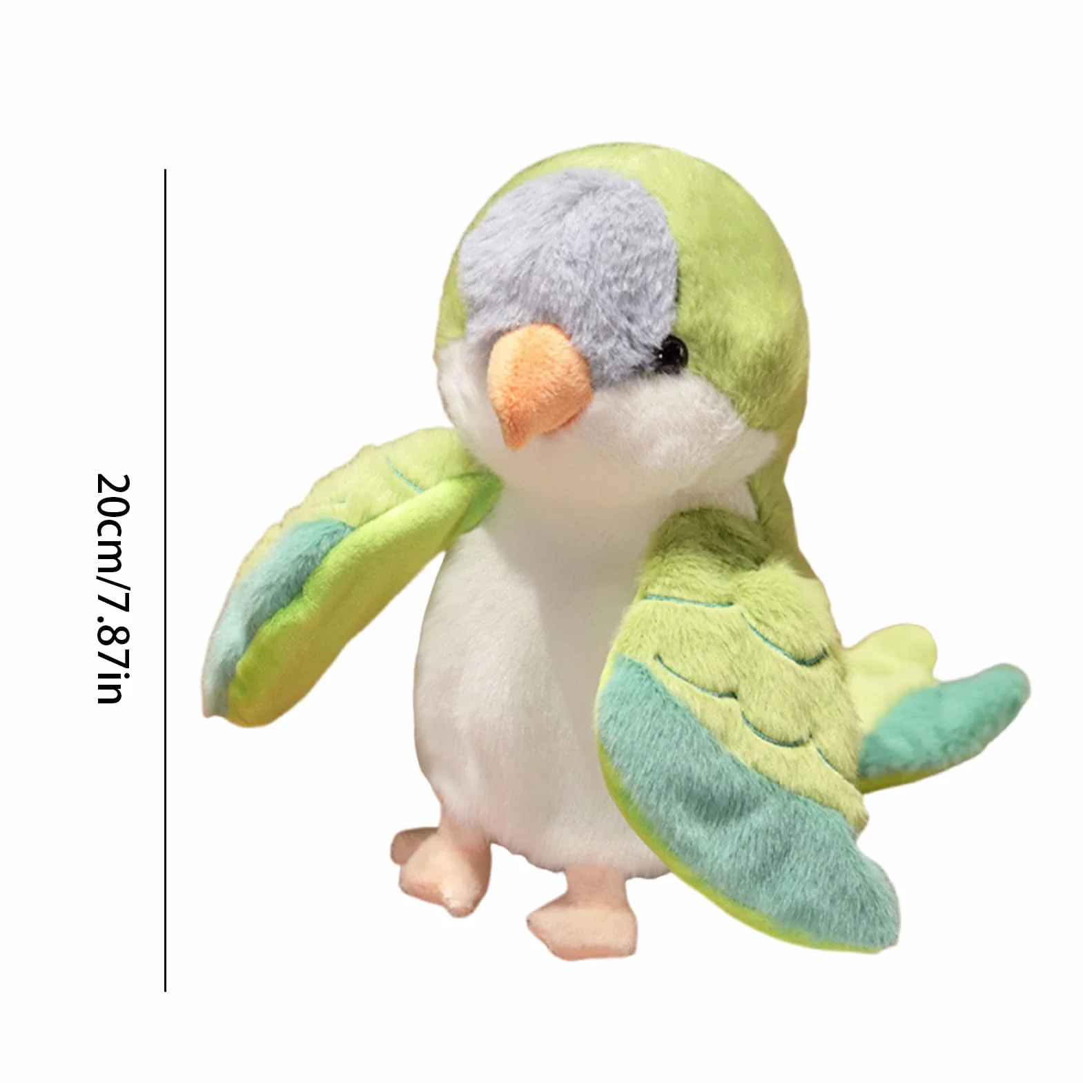 Burattino A Mano – Peluche In Cotone PP 20 Cm | Marionetta A Mano Per Uccellino1 Peluche | Gioco Interattivo Con Marionette Per Animali Per L'educazione Alla Narrazione E L'intrattenimento