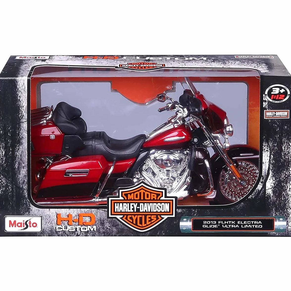 Maisto Modellino moto Harley-Davidson FLHTK Electra Glide Ultra Limited 2013 scala 1:12