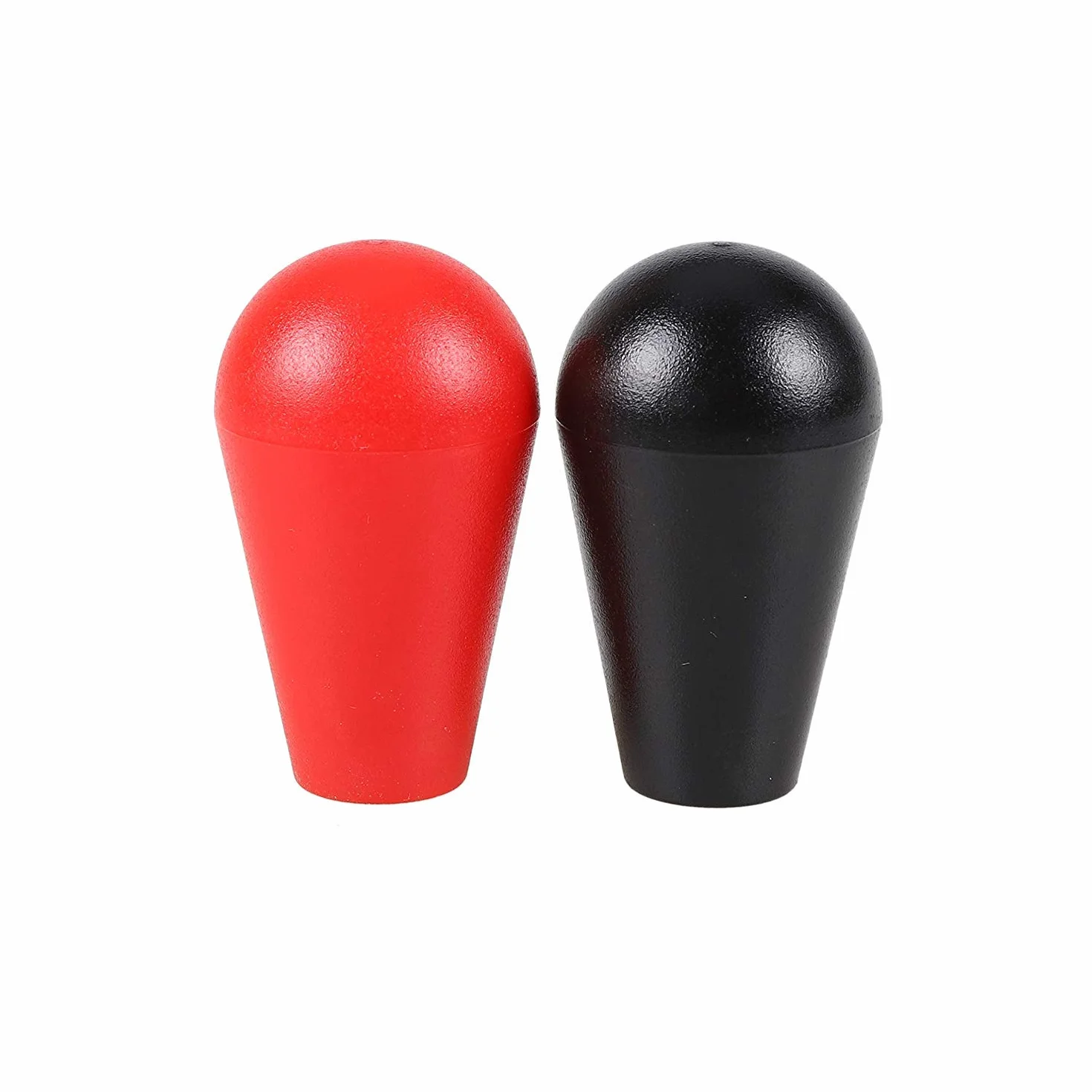 EG STARTS Joystick Oval Balltop, Ellipse Topball Handle per 2 Giocatori - Sanwa Joystick MAME Jamma Part (Rosso & Nero)