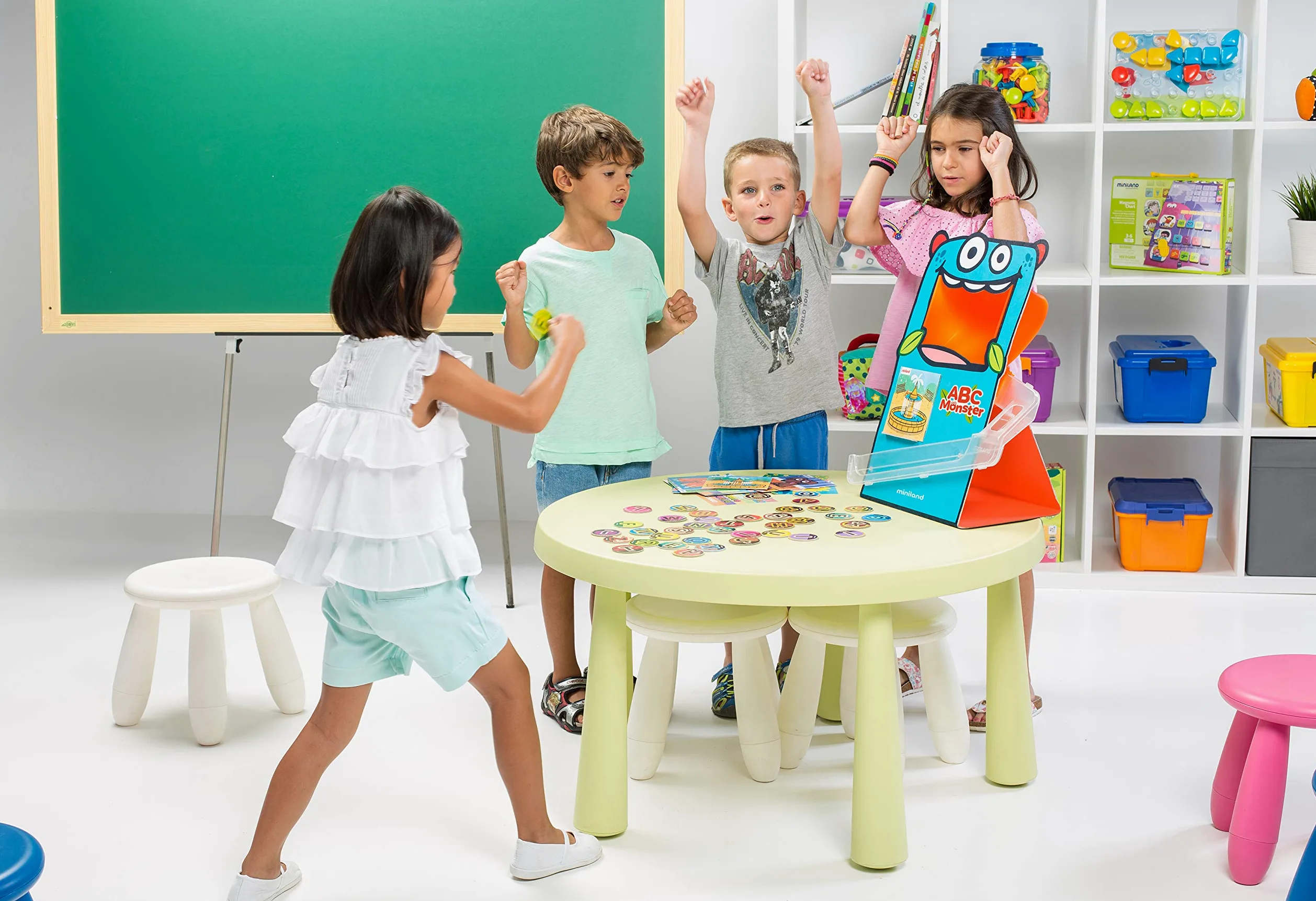 Miniland 31977 ABC Monster - Gioco per formare Parole