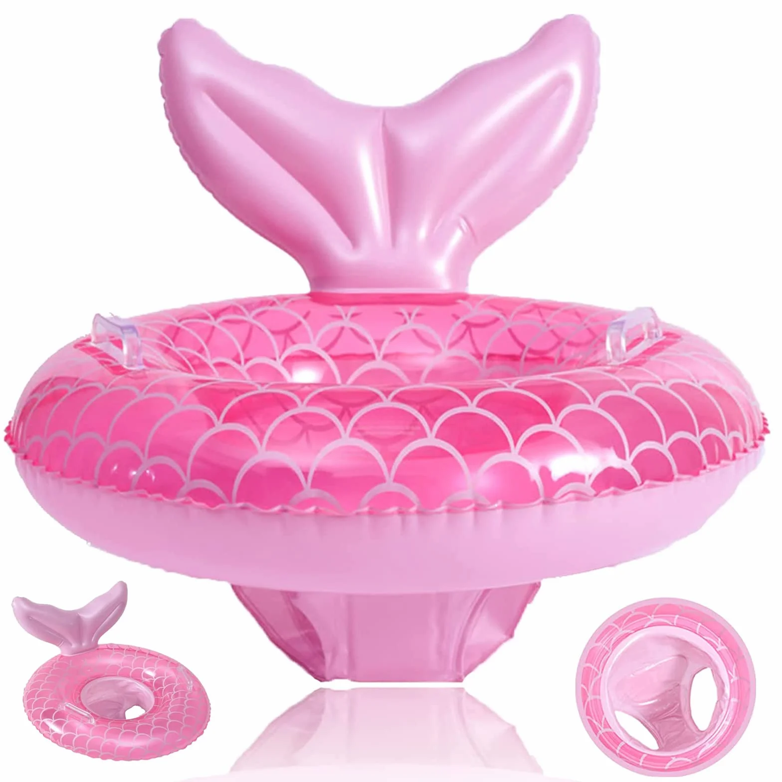 Pipihome Baby Anello di Nuoto per 6-36 mesi, Salvagente Neonato Gonfiabile per Bambini con Sedile, Ciambella Gonfiabile Accessori per il Della Piscina per Neonati e Bambini Piccoli