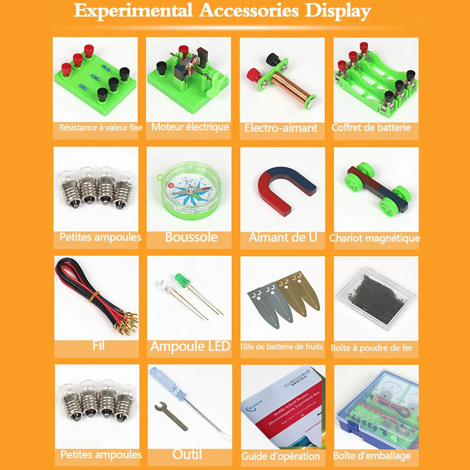 Kit di esperimenti Scienziati Bambini,Kit educativi Scienze per Principiante Imparare Elettricite e Magnetismo Circuiti di Base giochi kit esplorazione ai laboratori scientifici,Stem