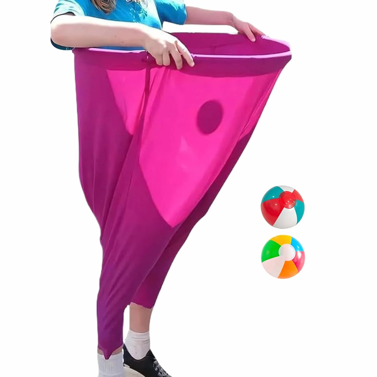 granny pants game, Stretch Pants Set with 2 Bouncy Balls Yard Game Funny for Patio Lawn Field Reunion Playground Park Picnic Carnival Festival Family Gatherings