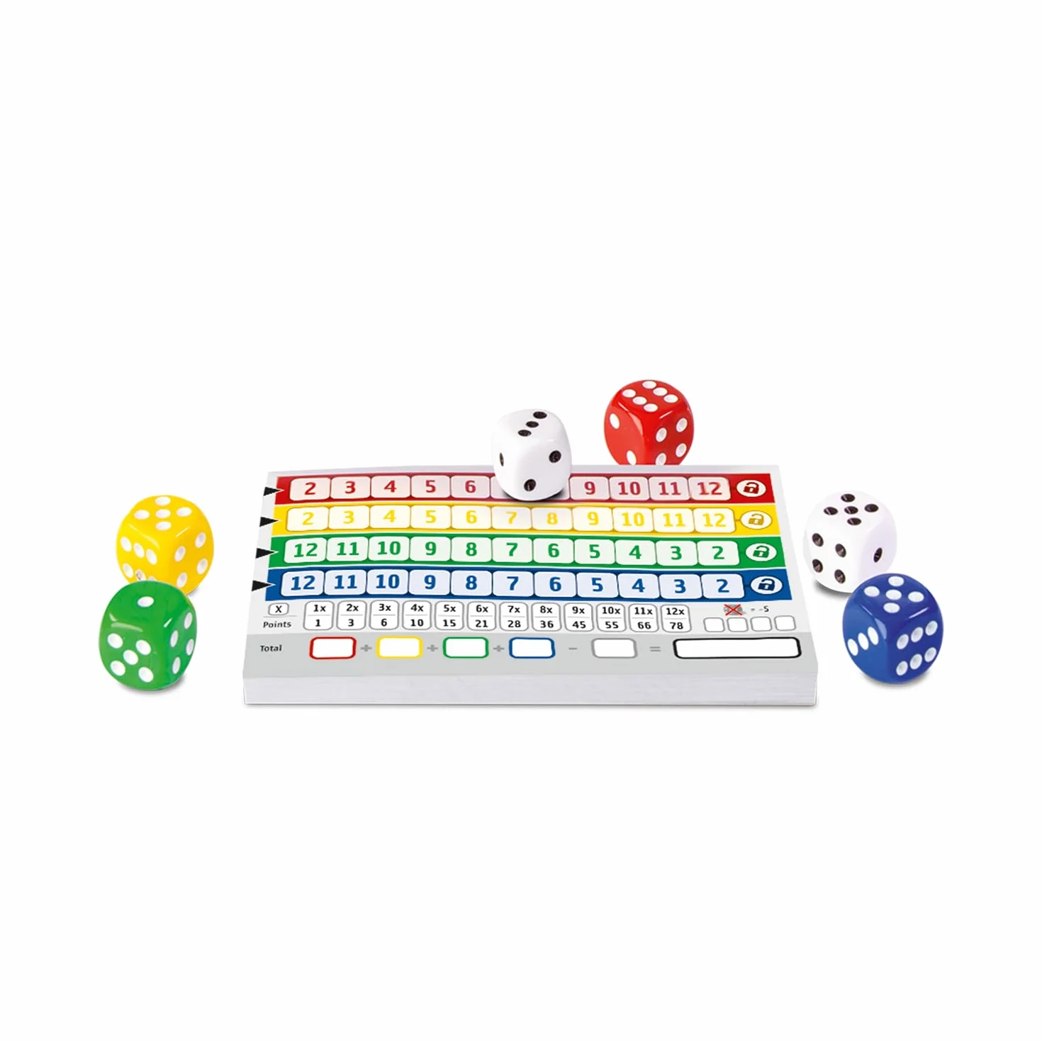 NSV QWIXX. Gioco di dadi e strategia mentale. Edizione spagnola.