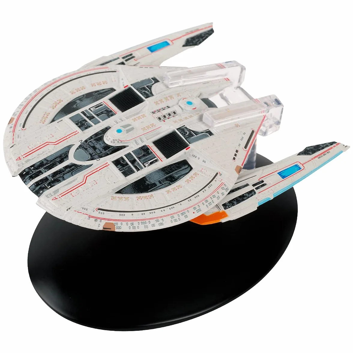 Star Trek - Edison-Class Federation Temporal Warship - Star Trek Online Starship Collezione by Eaglemoss Collections