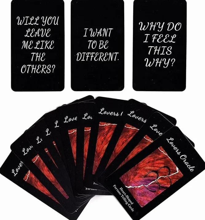 Love Oracle Cards, 80 Tarocchi dell'amore Twin Flame Oracle Deck, Mazzo Romanticamente Carico
