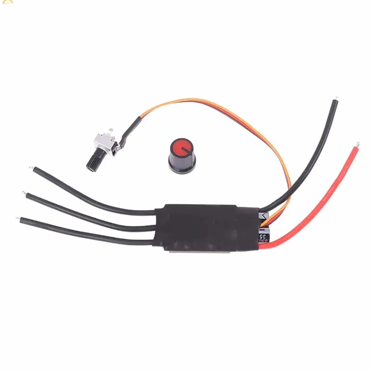 Per BLDC Trifase Brushless Motor Driver Regolatore Velocità Con Potenziometro Modelli RC Aggiornamenti Parti Modello Accessorio Crawler Veicolo ESC RC