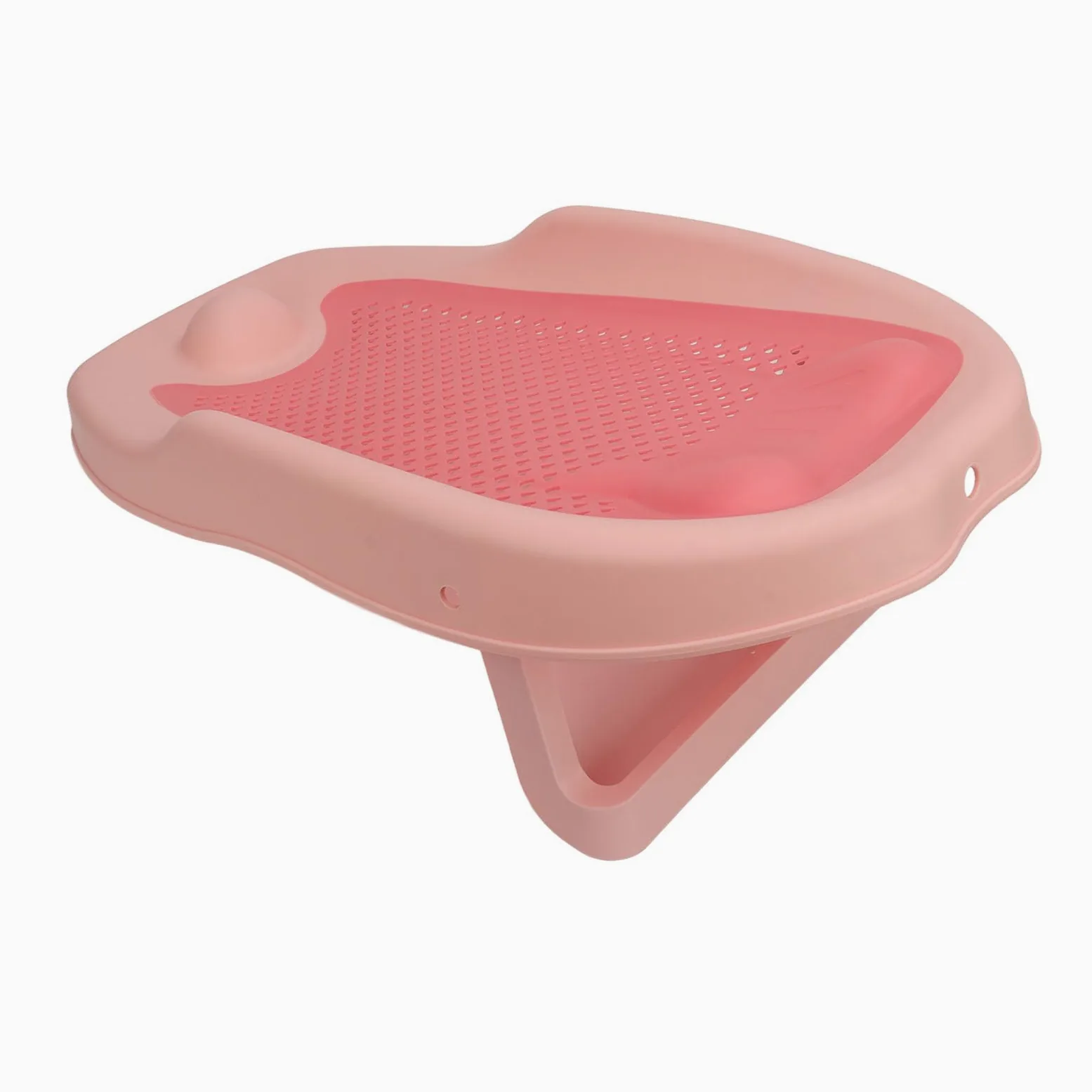 Supporto per Bagnetto, Supporto per Vasca da Bagno Pieghevole in Plastica Antiscivolo per Bagno per Neonati (PINK)