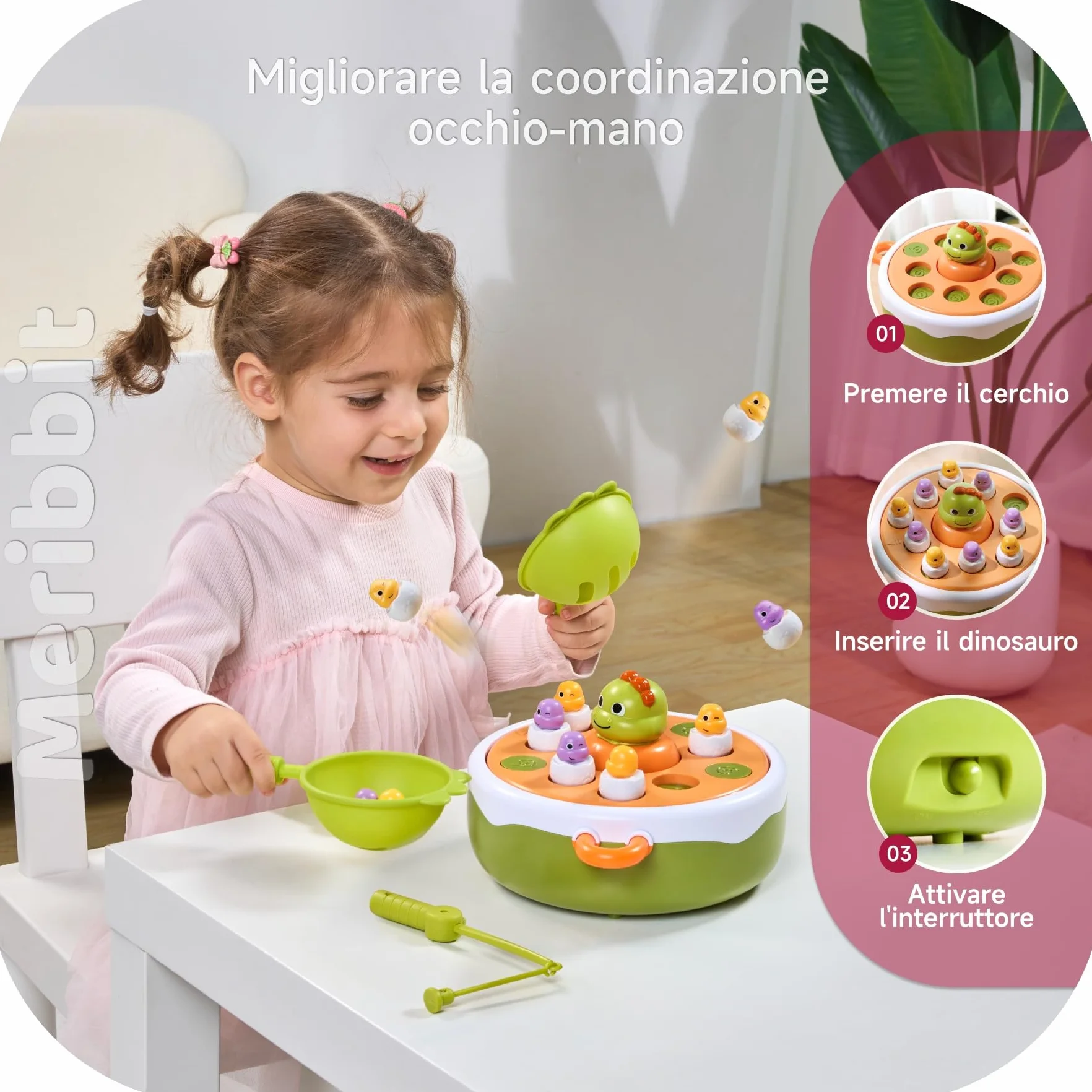 Giochi Bambini 3 Anni, Gioco Pesca Bambini 4-in-1 Giocattoli magnetici Giochi Montessori Bambini 3 4 Anni, Regalo Bambina Bambino Giochi