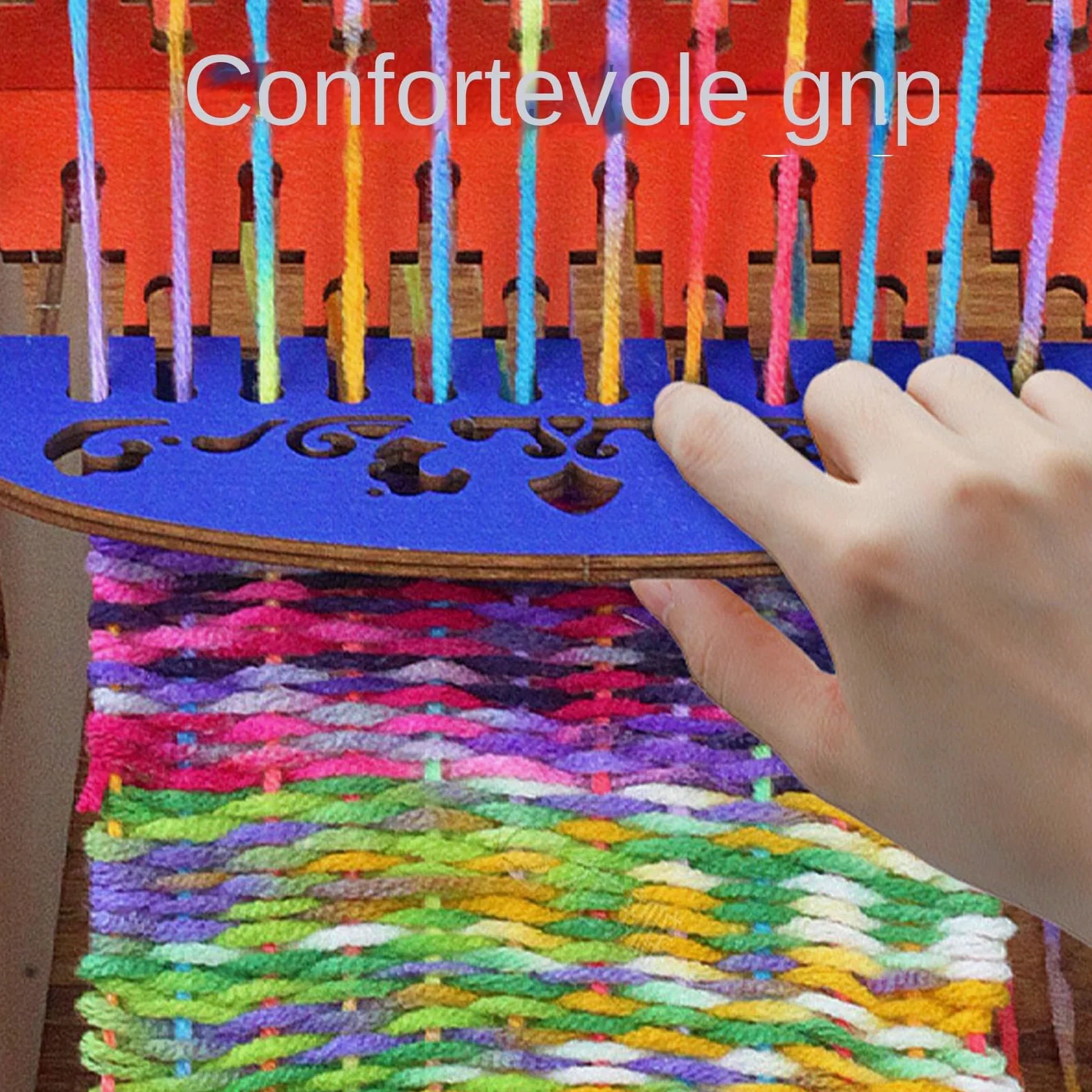 Ruwshuuk Kit Tessitura per Bambini Attività con Anelli per Presine e Maglia | Artistici Per Creare Borse Per Telefono, Portatazze, Braccialetti, Sciarpe Per Animali E Sottobicchieri