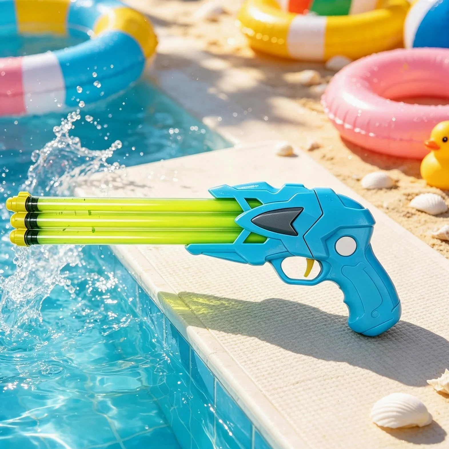 Spruzzatore d'acqua per piscina Giocattolo Da Festa Multi-Tubo Estraibile | Giocattolo Spruzza Acqua Da Esterno Per Adulti Feste Campeggio Giardino Retro Compleanni Gite Al Lago Prato Cortile
