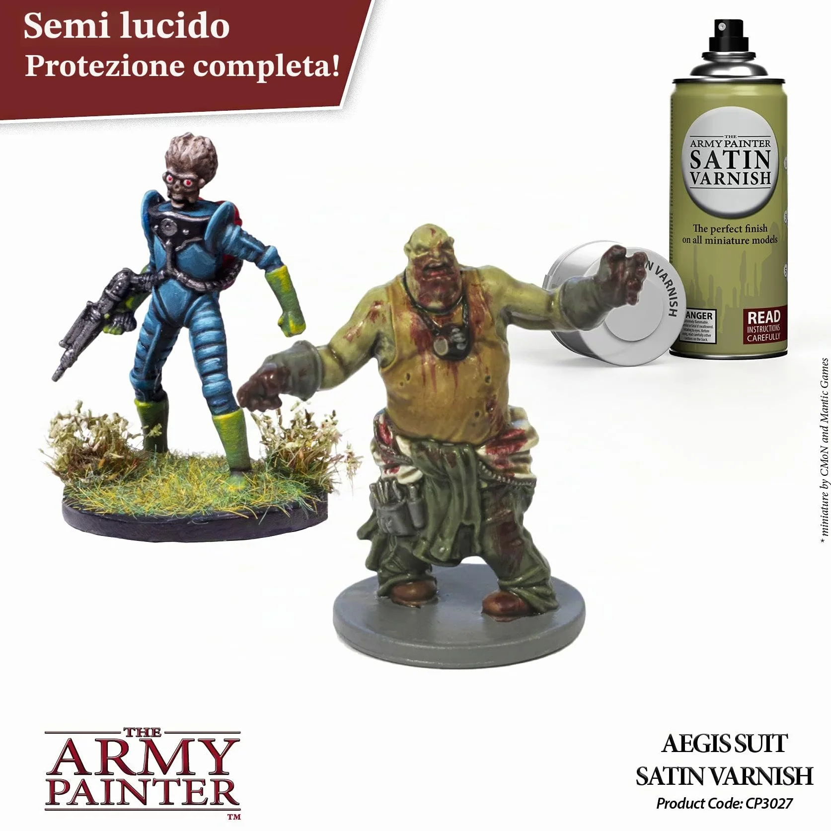 The Army Painter, Colour Primer Aegis Suit Satin Varnish, 400 ml Vernice Satinata - Vernice Modellismo Plastica per Miniature Fantasy, D&D e Warhammer