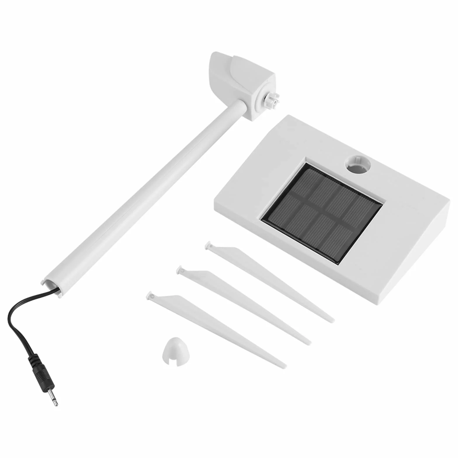BuyWeek Turbina Eolica Solare Giocattolo, Mini da Tavolo in ABS per Decor Casa