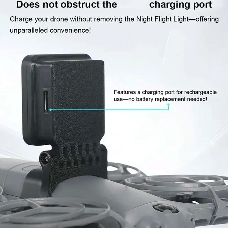 Compatibile con DJI Luce LED navigazione lampeggiante antiurto volo notturno Neo 2