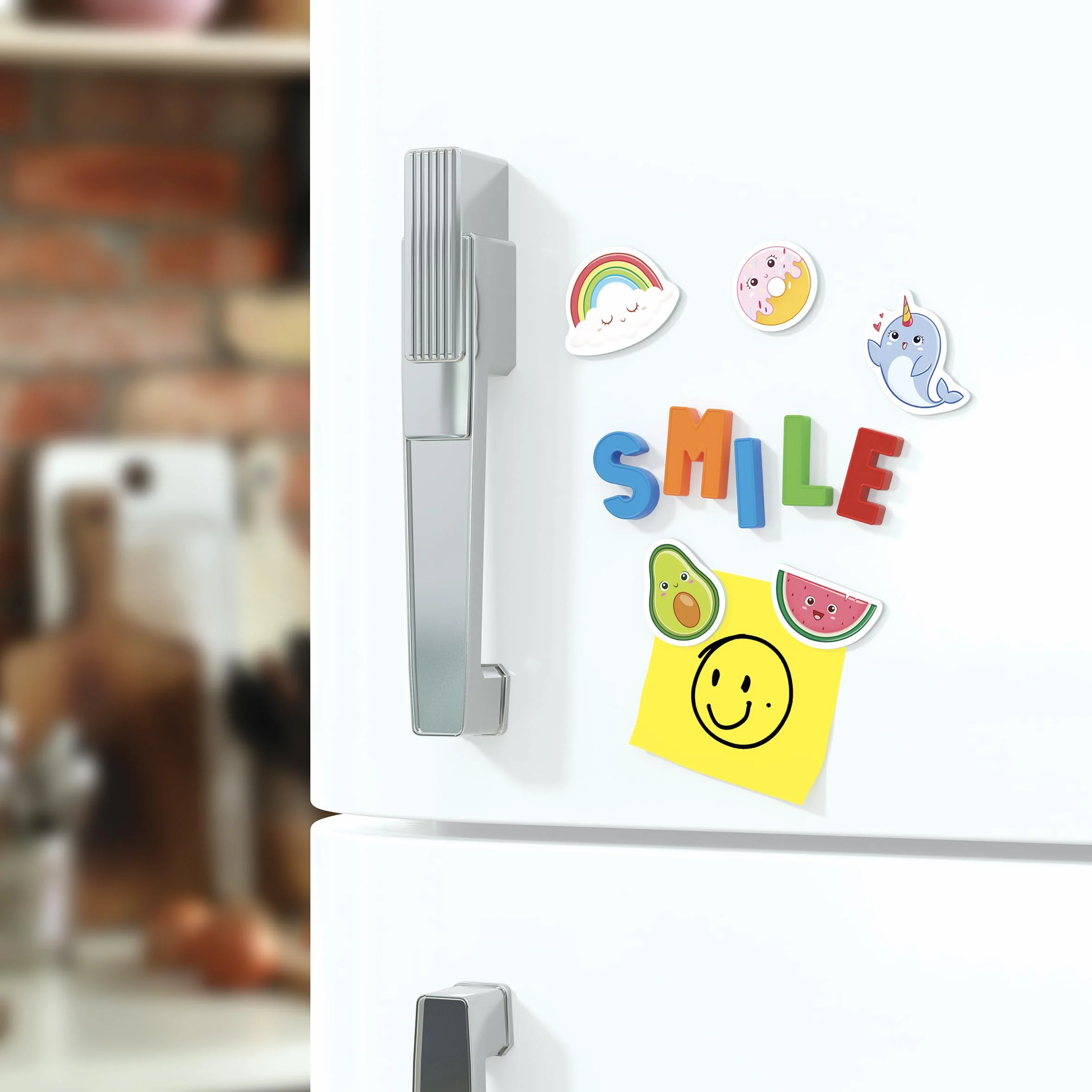 Quercetti ABC 123 Magnetic, Lettere e Numeri Magnetici per Bambini, Calamite Giochi Educativi 4 Anni, Lavagna Magnetica