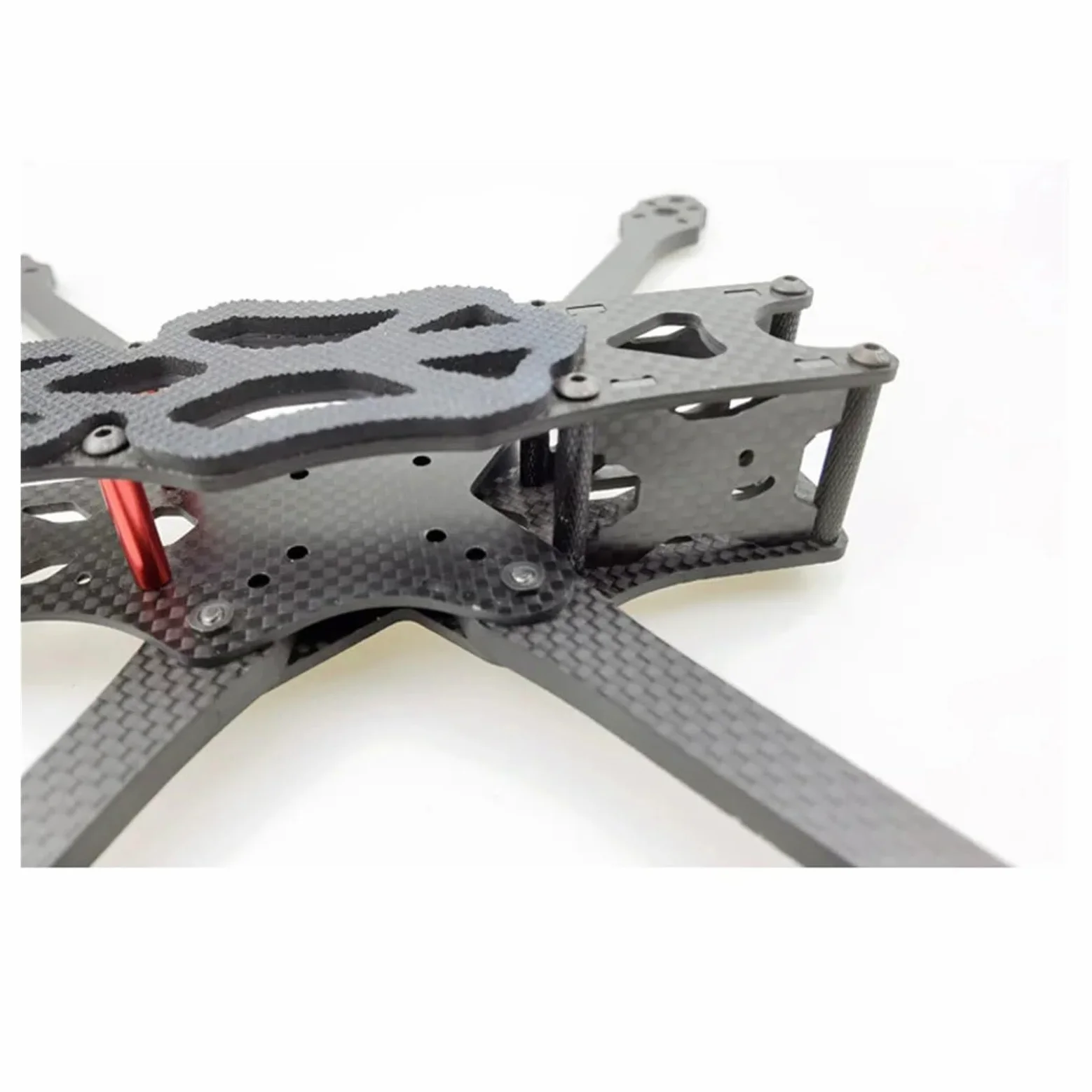 Kit telaio quadricottero da 7 pollici, drone freestyle in fibra di carbonio | Passo 315MM, dimensioni 285*210MM, piastra braccio 5.5MM, piastra laterale 2.0MM