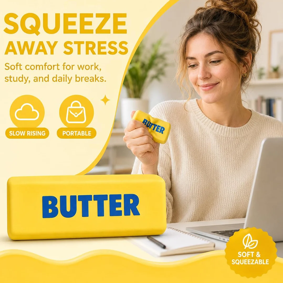 GXGM Butter Squi-shy, Crescita Relax in Materiale PU, Per Ufficio Scuola