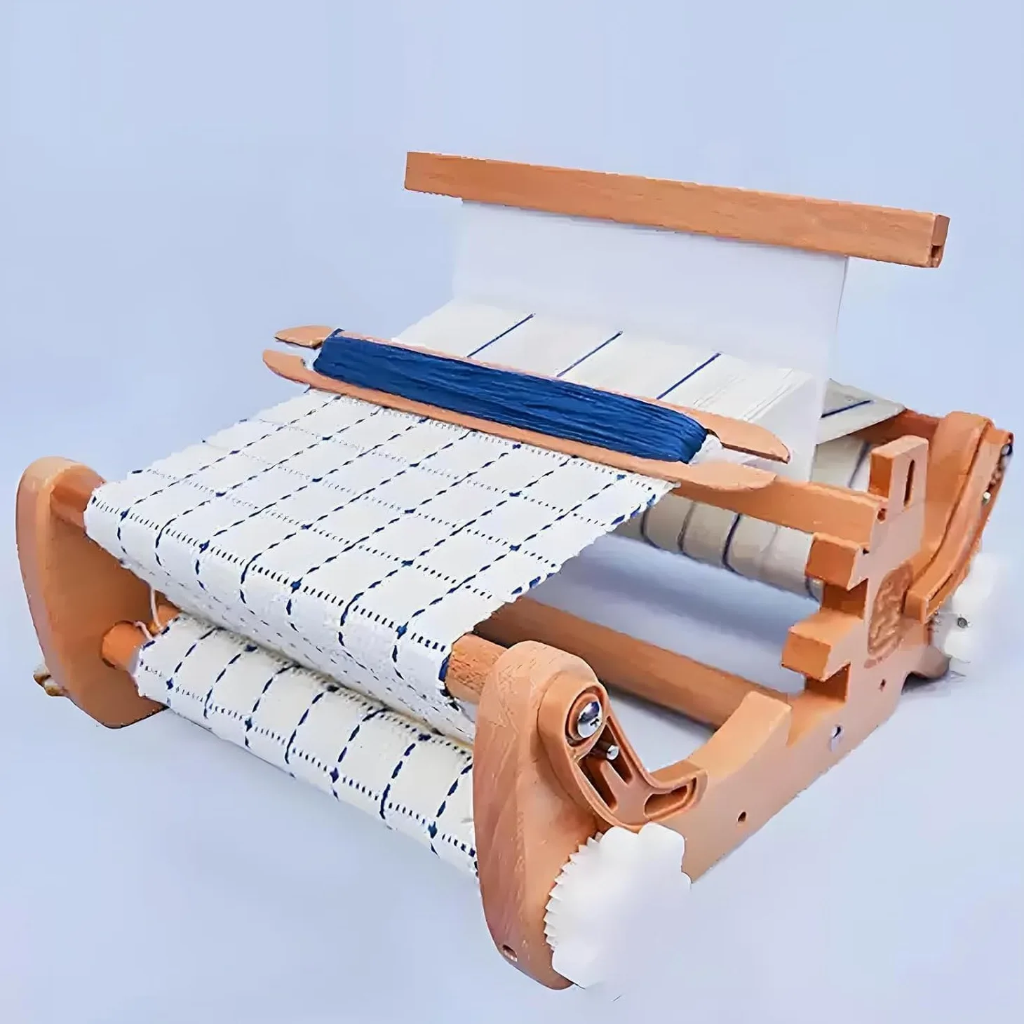 Macchina per tessitura a maglia fai da te, kit per la casa con pettine e bobina, larghezza massima 20 cm, densità regolabile per principianti, adulti, artisti artigianali
