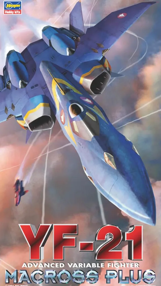 Hasegawa Kit modellino trasparente YF-21 Guld Goa Bowman - Scala 1:72, Età: 12+ anni