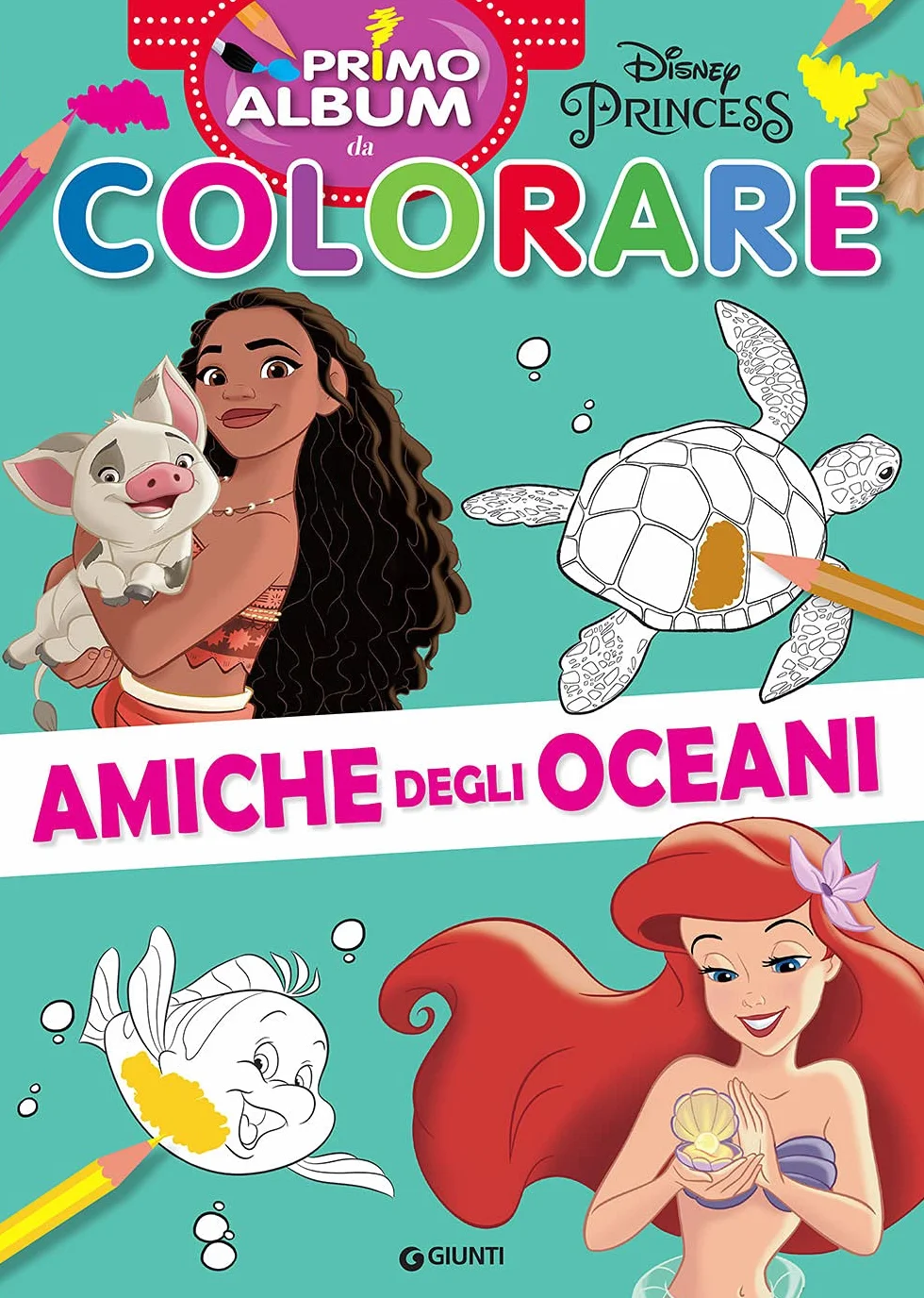 Amiche degli oceani. Primo album da colorare. Ediz. a colori