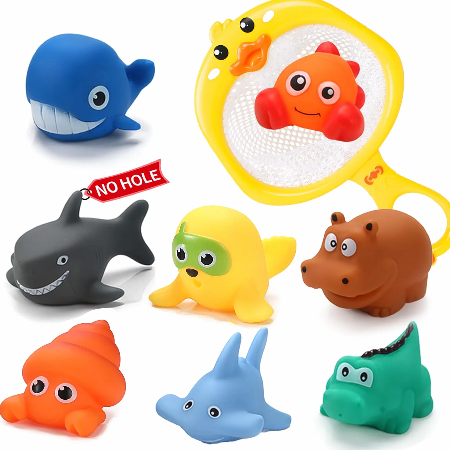 Giochi Bagnetto antimuffa senza fori per Bambini 1 2 3 4 Anni, Giochi Acqua Neonato, giochi piscina neonato, giochi vasca da bagno bambini, Giocattoli da Bagno Morbidi Galleggianti