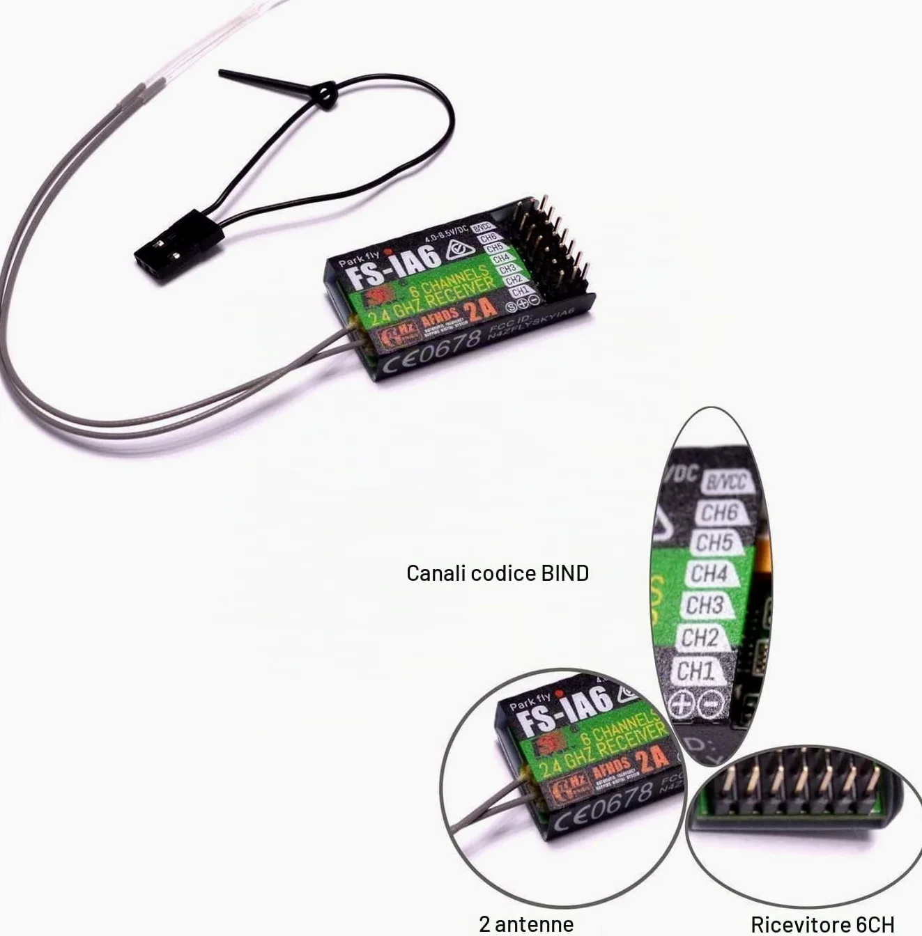 Flysky fs I6 AFHDS 2 A 6 canali trasmettitore + ricevitore radio IA6 2 GHz + ricevitore sistema radio per RC auto da corsa barca elicottero giocattoli