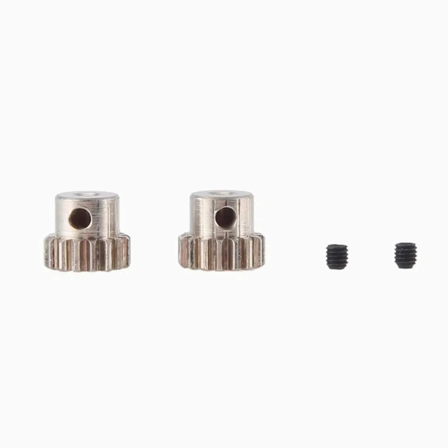 Ricambi Crawler RC Per Hsp Per Rgt Per Redcat 1/12-1/16 RC Auto Aggiornamenti Parti 7075 Pignone In Alluminio Ingranaggio Motore 16T 2 Pezzi 2.3mm Albero 48DP