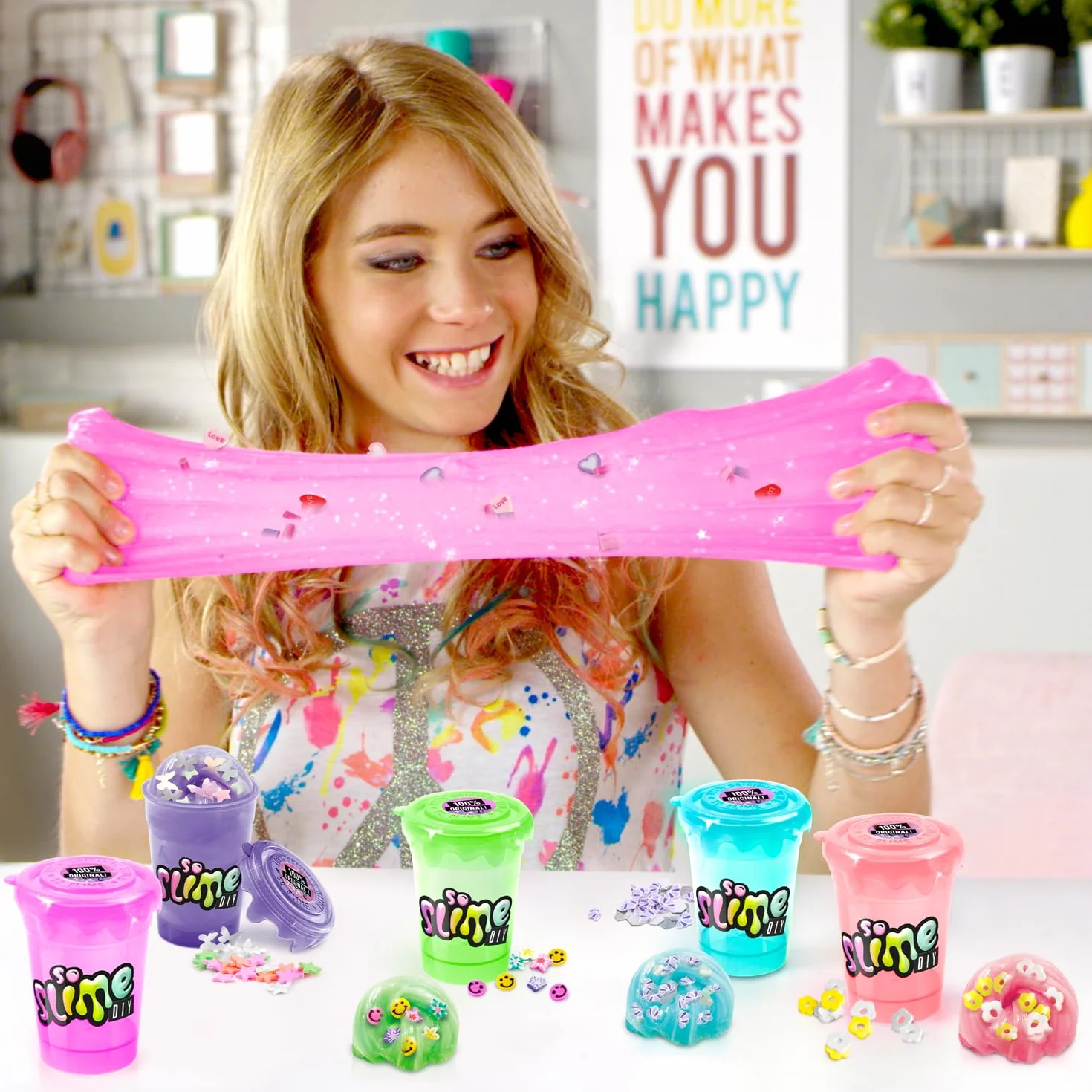 Canal Toys So Slime DIY Kit 3 Rainbow Slime per Bambini Giocattolo Creativo SSC 003