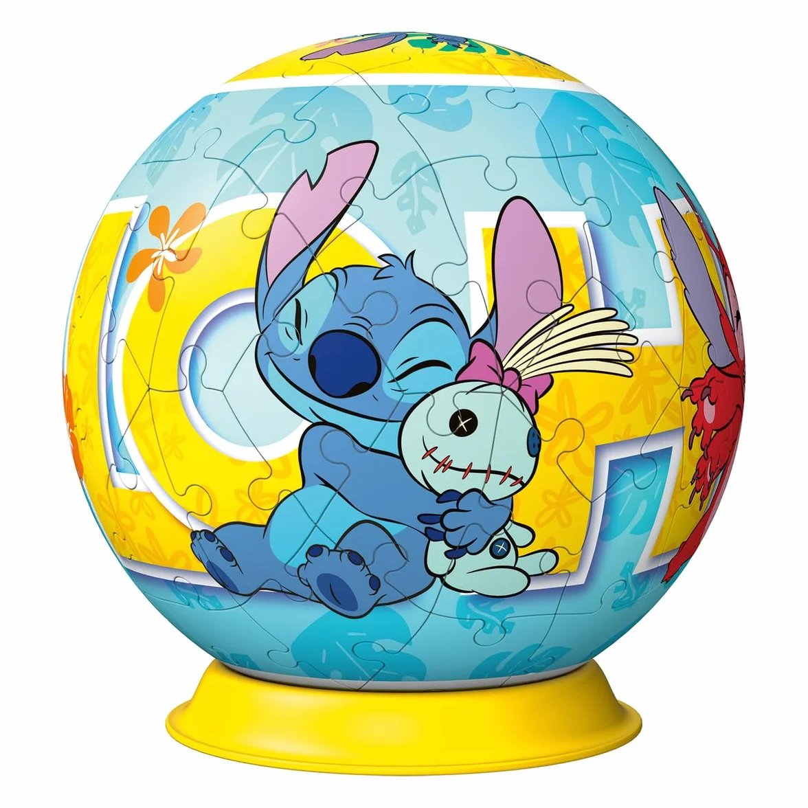 Ravensburger - Puzzle 3d Stitch Sferico | Puzzle 3d Bambini 6 Anni O Più | Regalo Stitch Bambina E Bambino 73 Pezzi | Giochi Bambini 6 Anni Sferico Da Disney