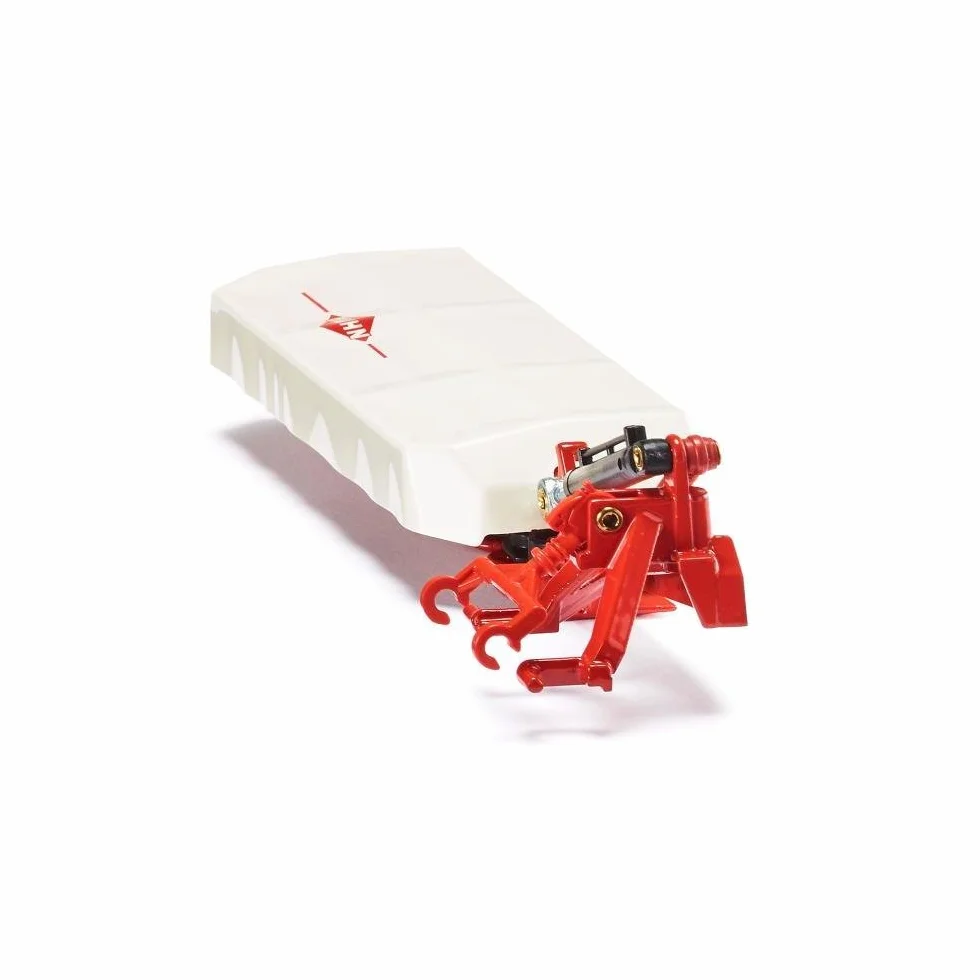 Siku 2456 Falciatrice posteriore Kuhn 1:32 Metallo Plastica Bianco Rosso