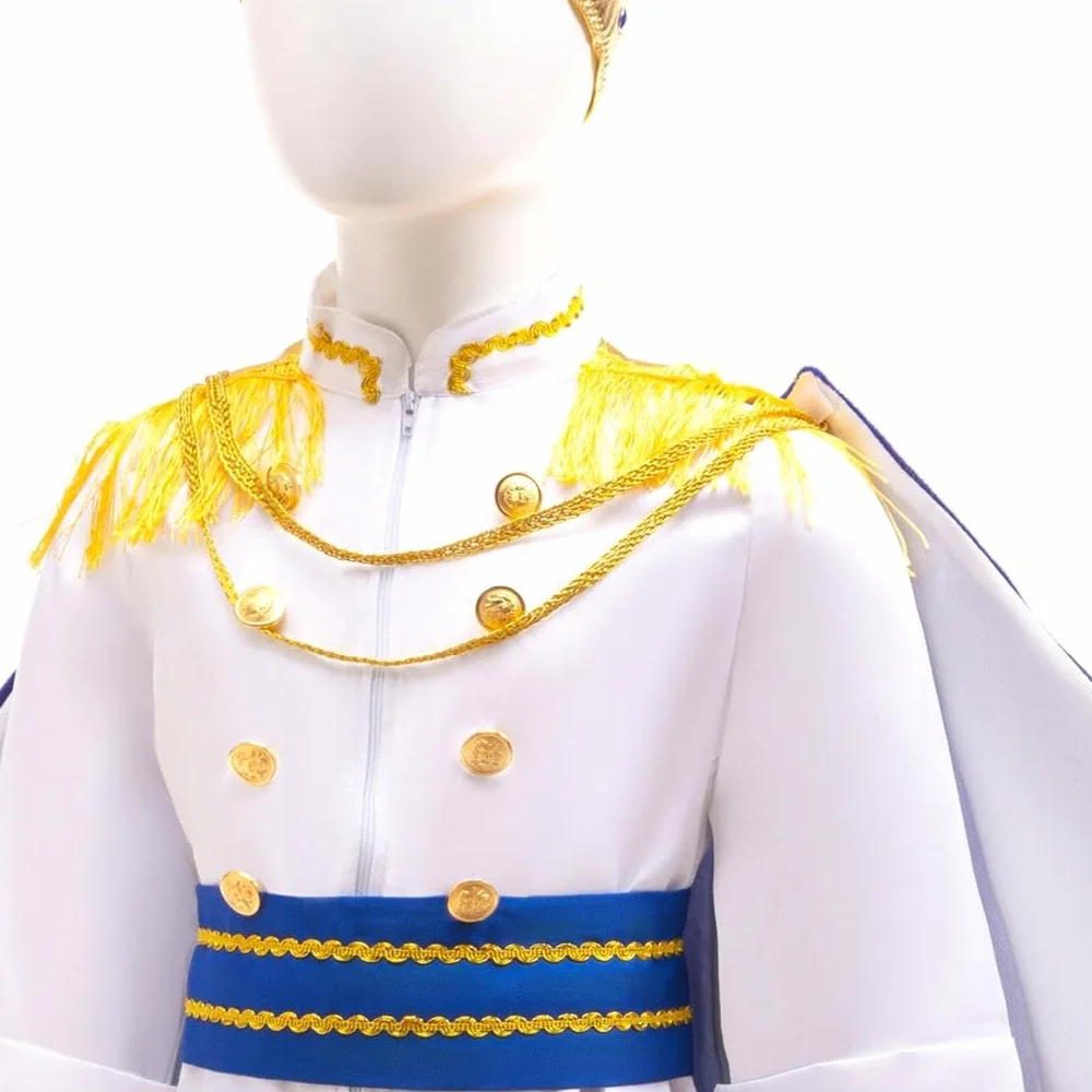 Lito Angels Costume Principe Reale per Bambino | Stile Principe Reale, Corona, Mantello, Giacca, Pantaloni, Halloween e Carnevale, Festa di Compleanno