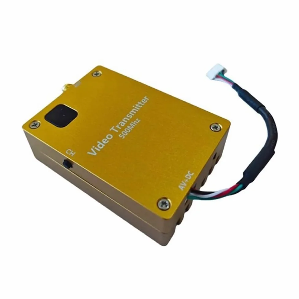 Trasmettitore Video FPV VTX da 40 Km, Trasmettitore Video Wireless da 500 MHz e 4 W, Trasmissione A Lungo Raggio