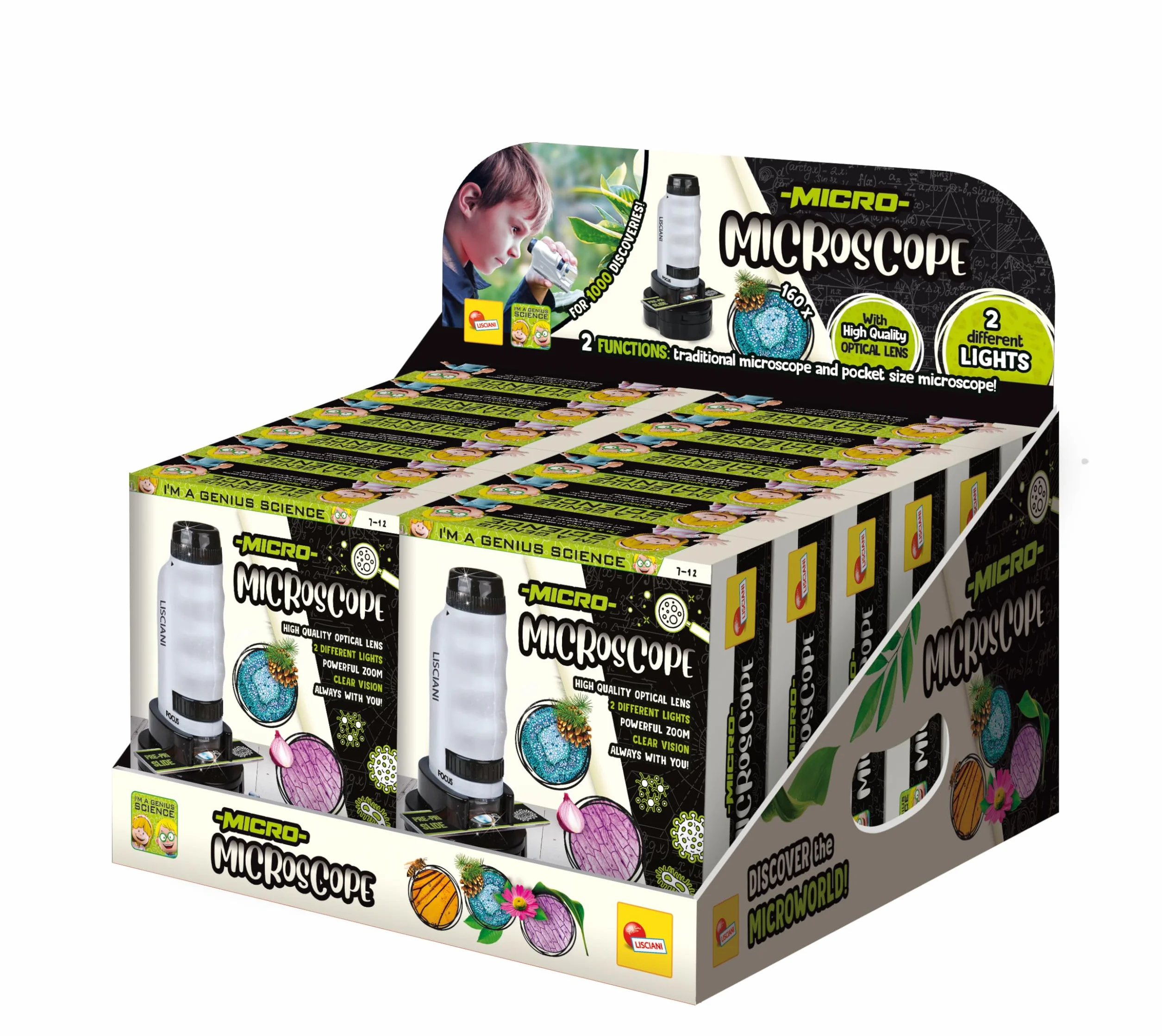 Microscope Portable - I'M A GENIUS - Grossissement puissant